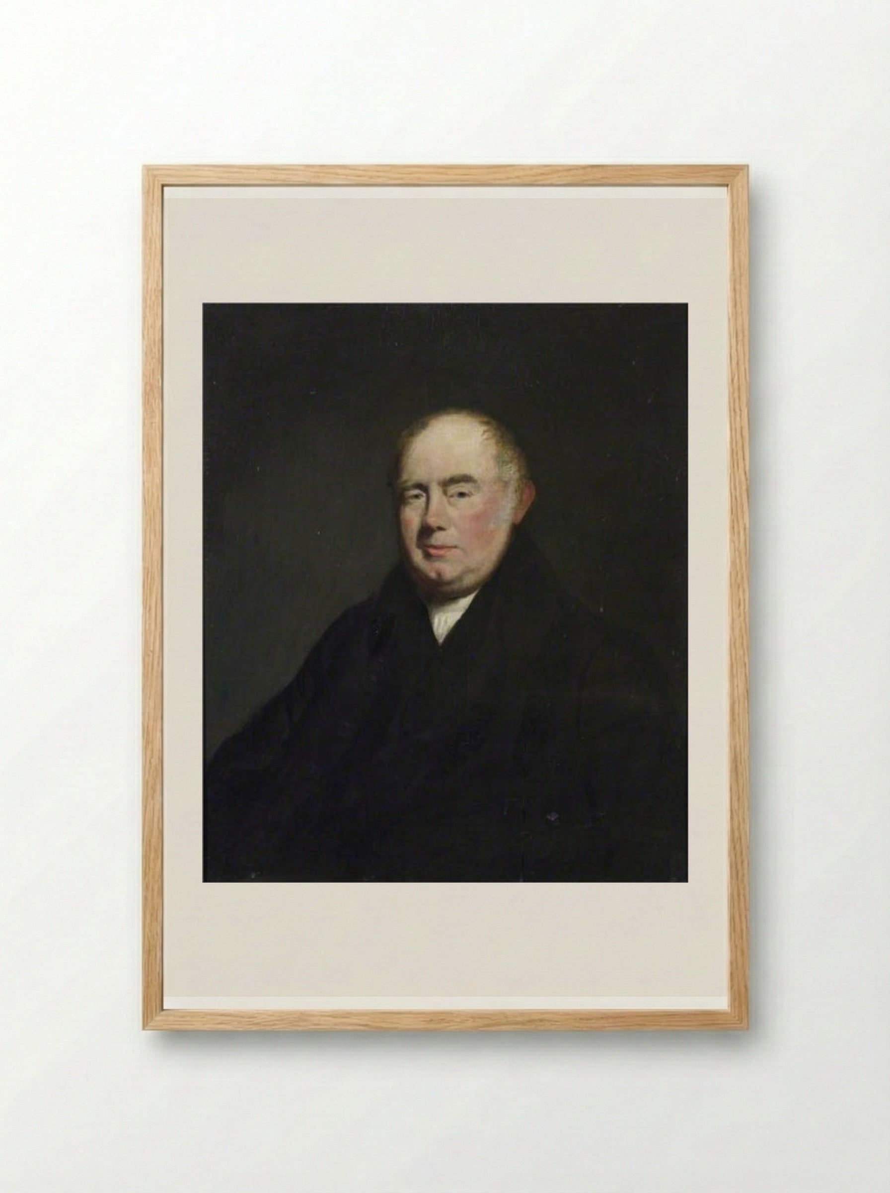 Reverend George Morley - John Jackson - Framed Print Wood