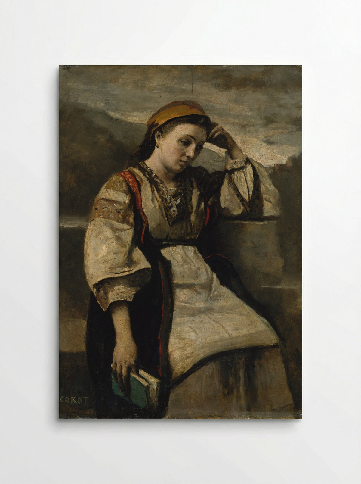 Reverie - Jean-Baptiste-Camille Corot - Poster