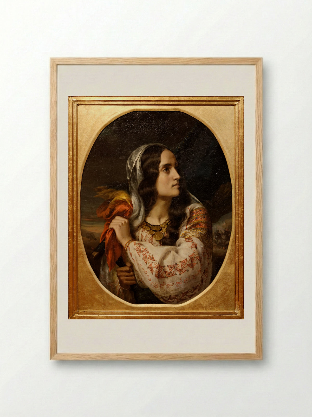 Revolutionary Romania - Constantin Daniel Rosenthal - Framed Print Wood