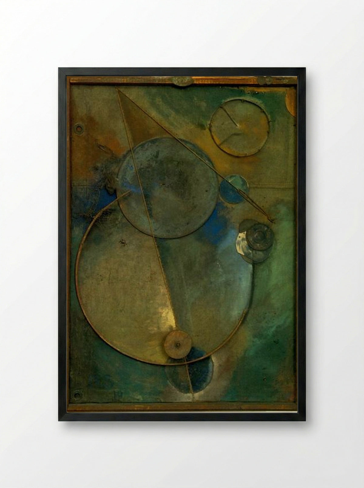 Revolving - Kurt Schwitters - Framed Print Black