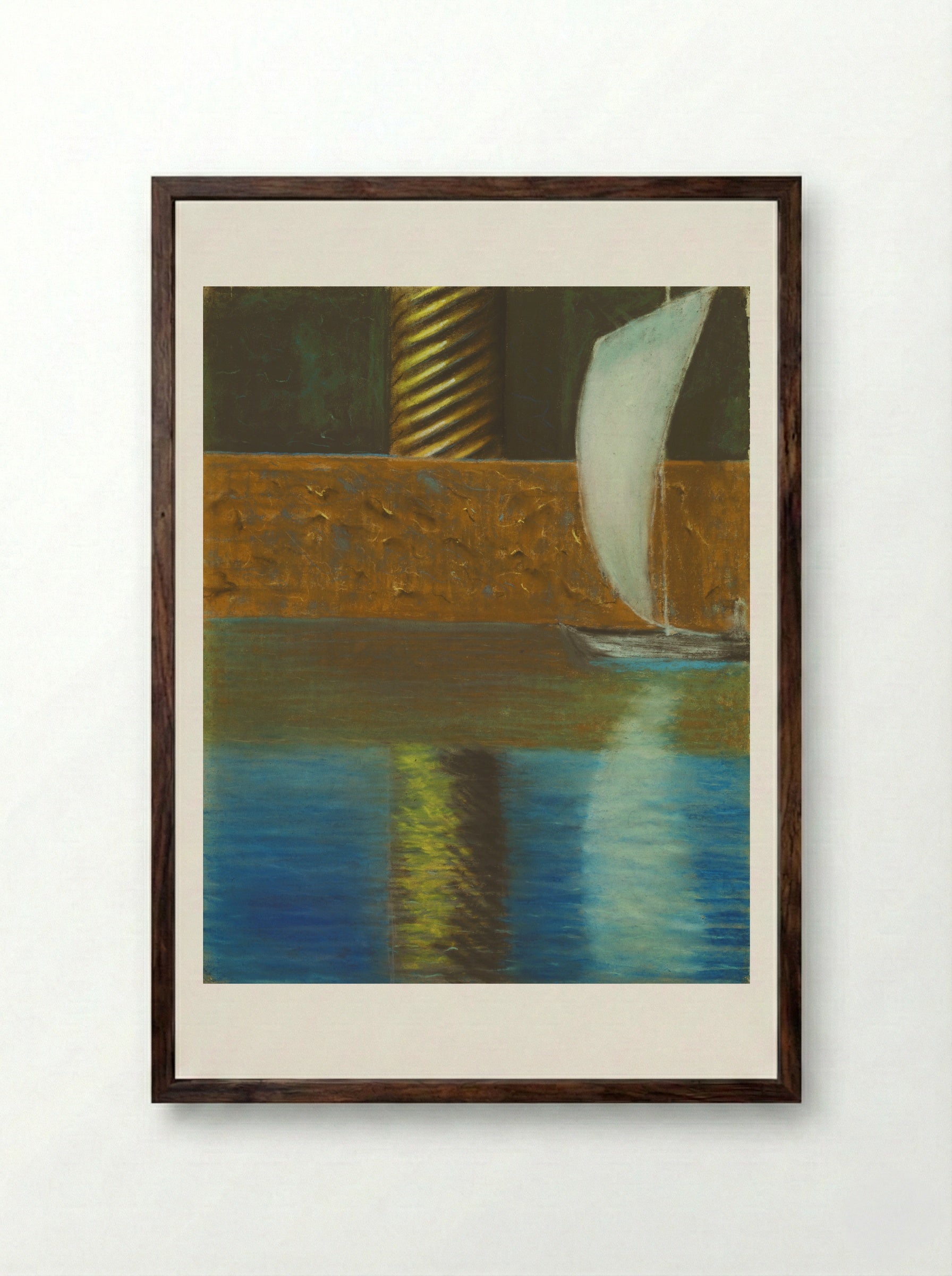 Rex I - Mikalojus Konstantinas Čiurlionis - Framed Print Dark Wood