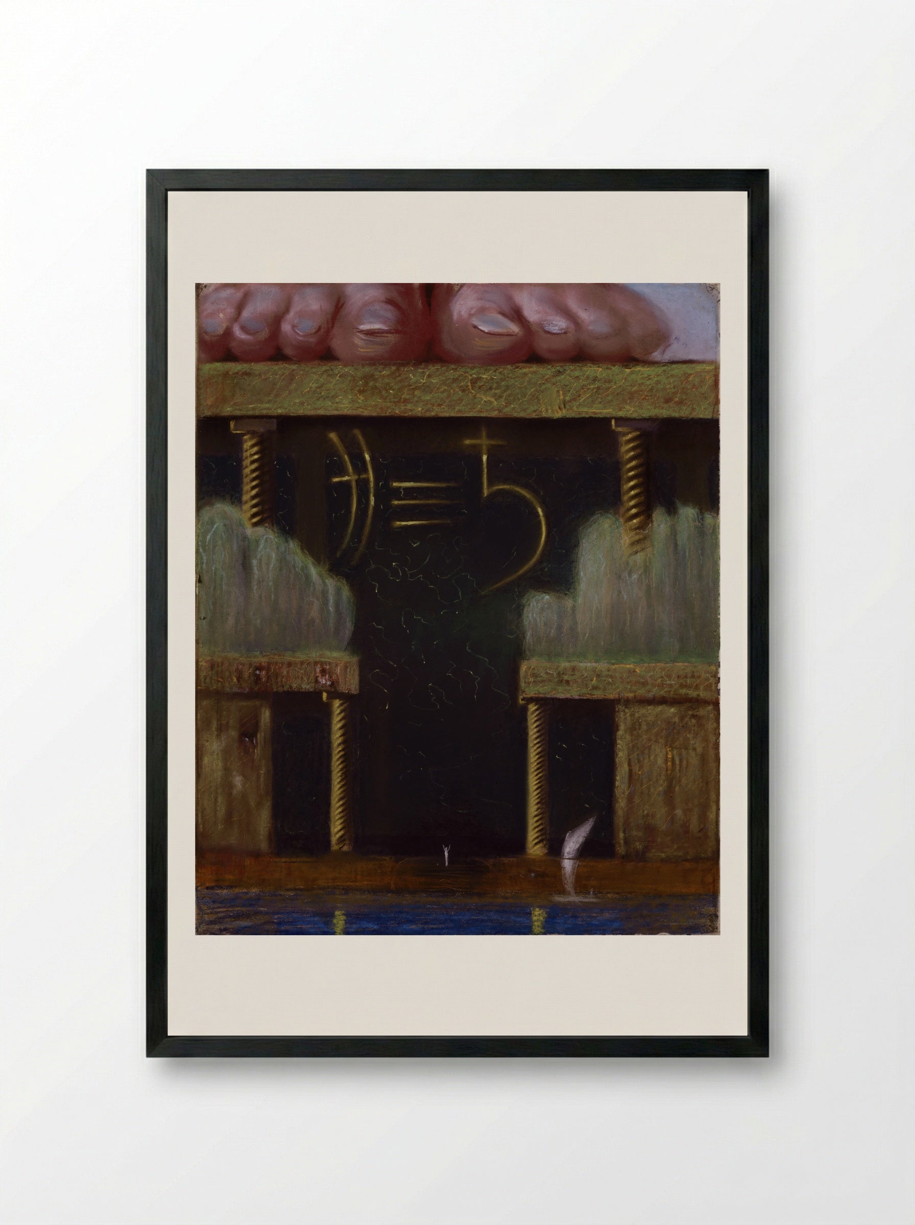 Rex - Mikalojus Konstantinas Čiurlionis - Framed Print Black