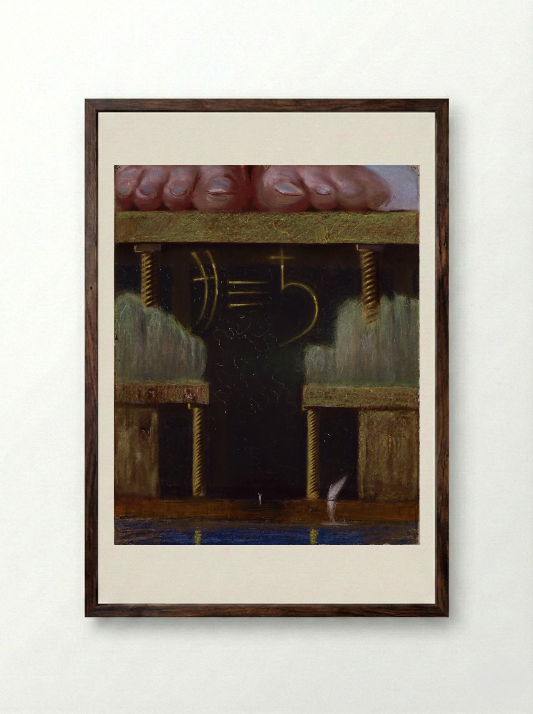 Rex - Mikalojus Konstantinas Čiurlionis - Framed Print Dark Wood