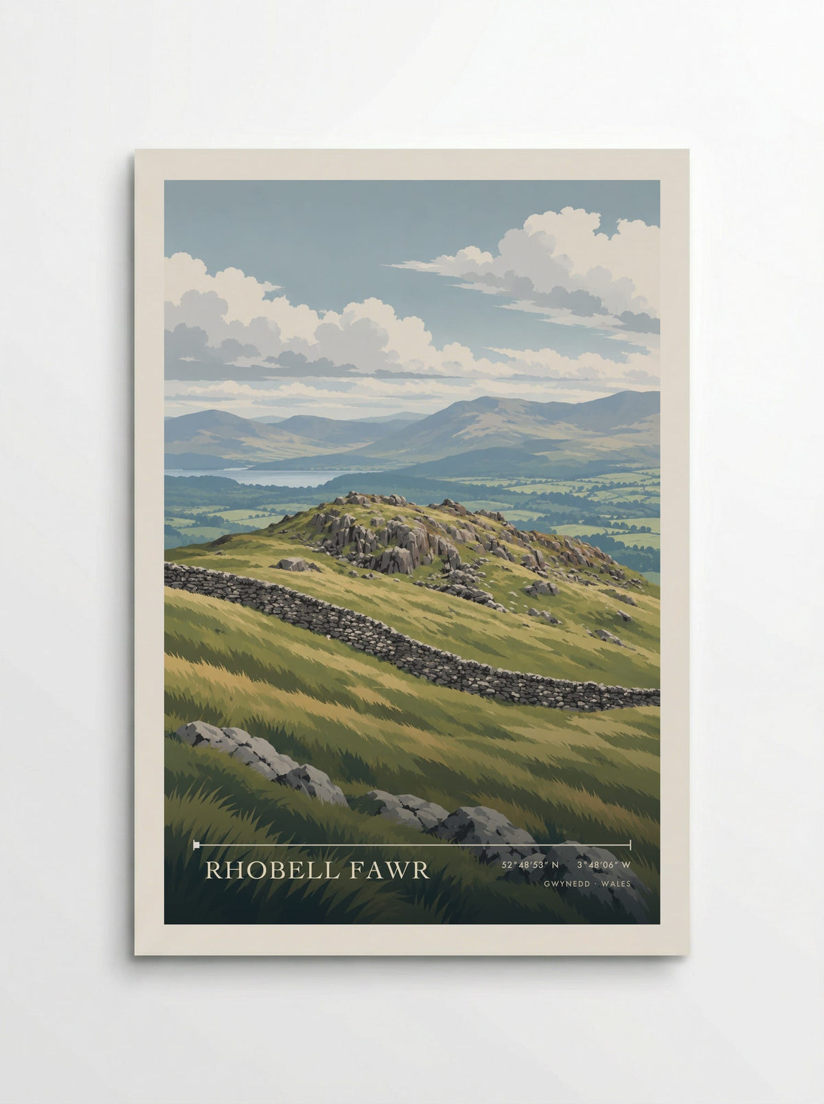 Rhobell Fawr, Gwynedd | Travel Poster - Poster