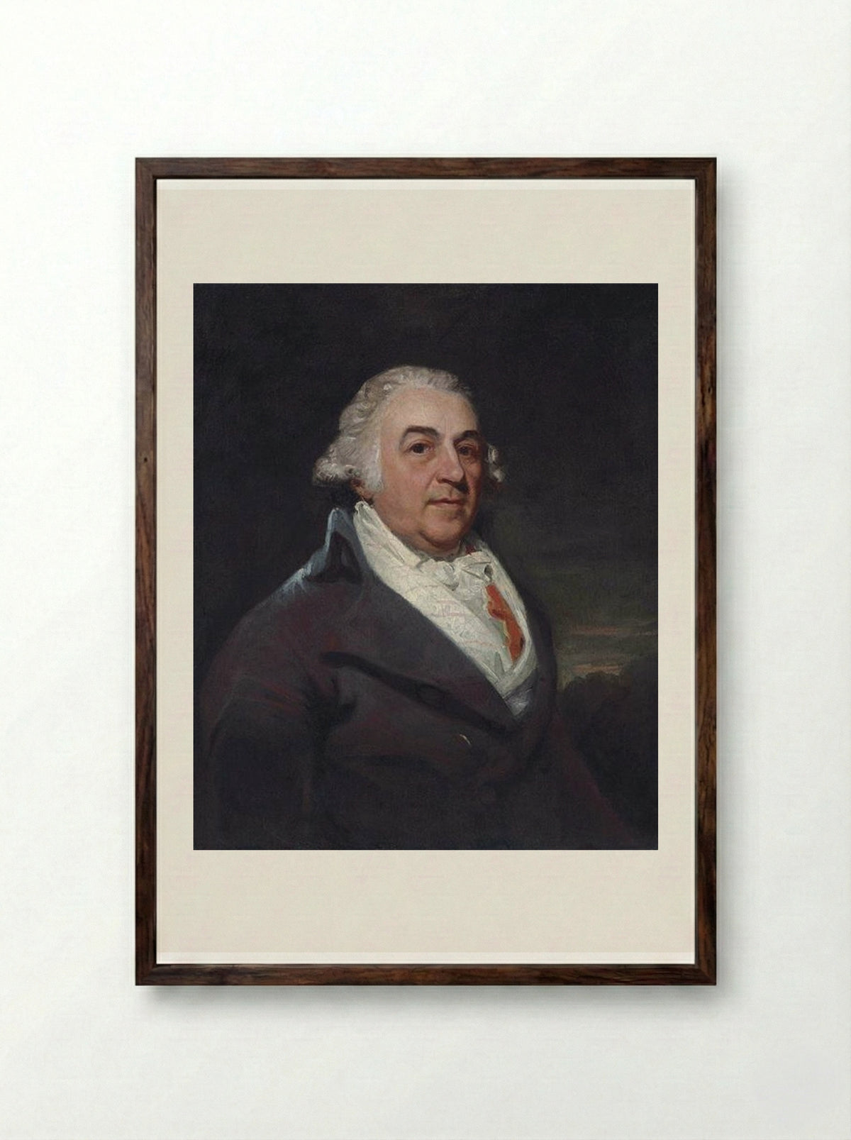 Richard Bache - John Hoppner - Framed Print Dark Wood