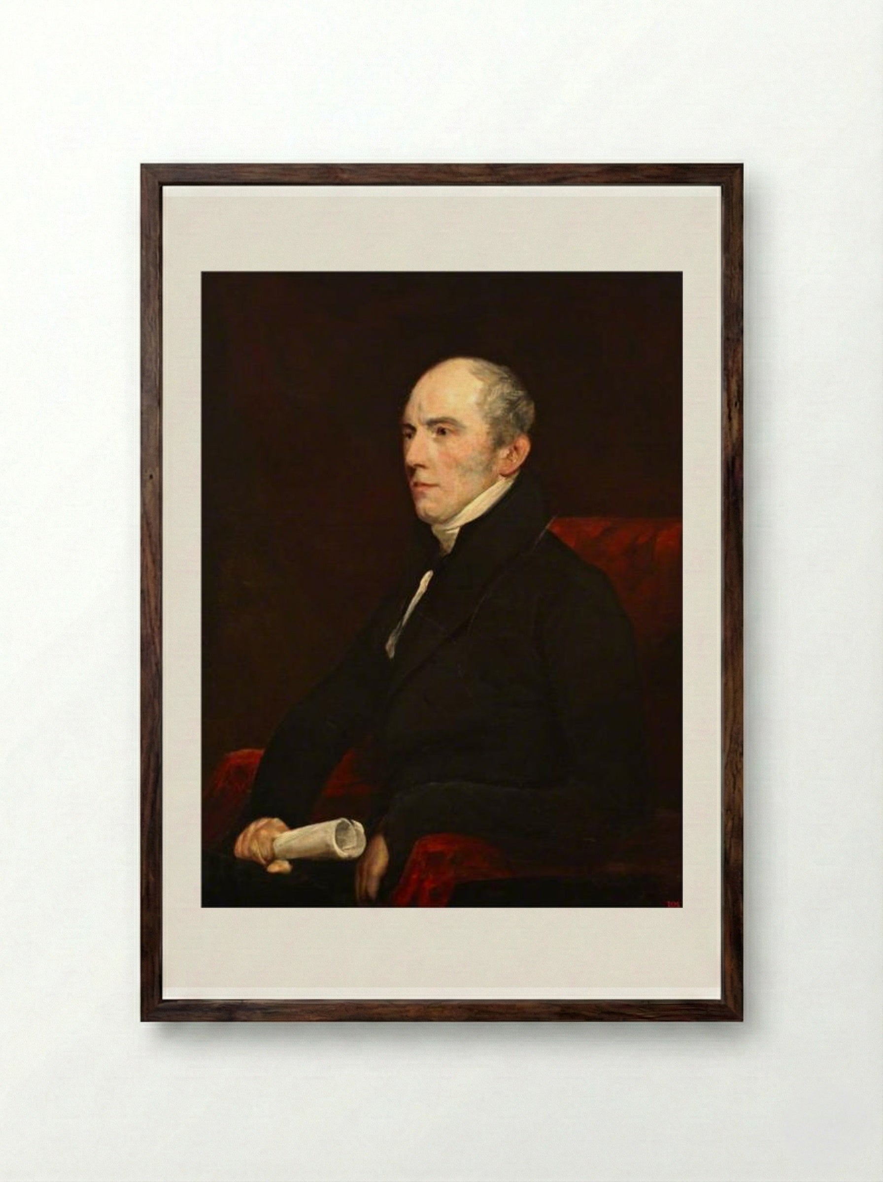 Richard Clement Headington - John Jackson - Framed Print Dark Wood