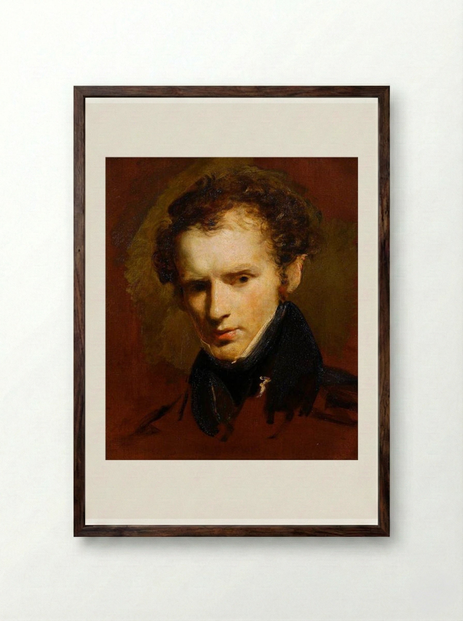 Richard James Lane - John Jackson - Framed Print Dark Wood