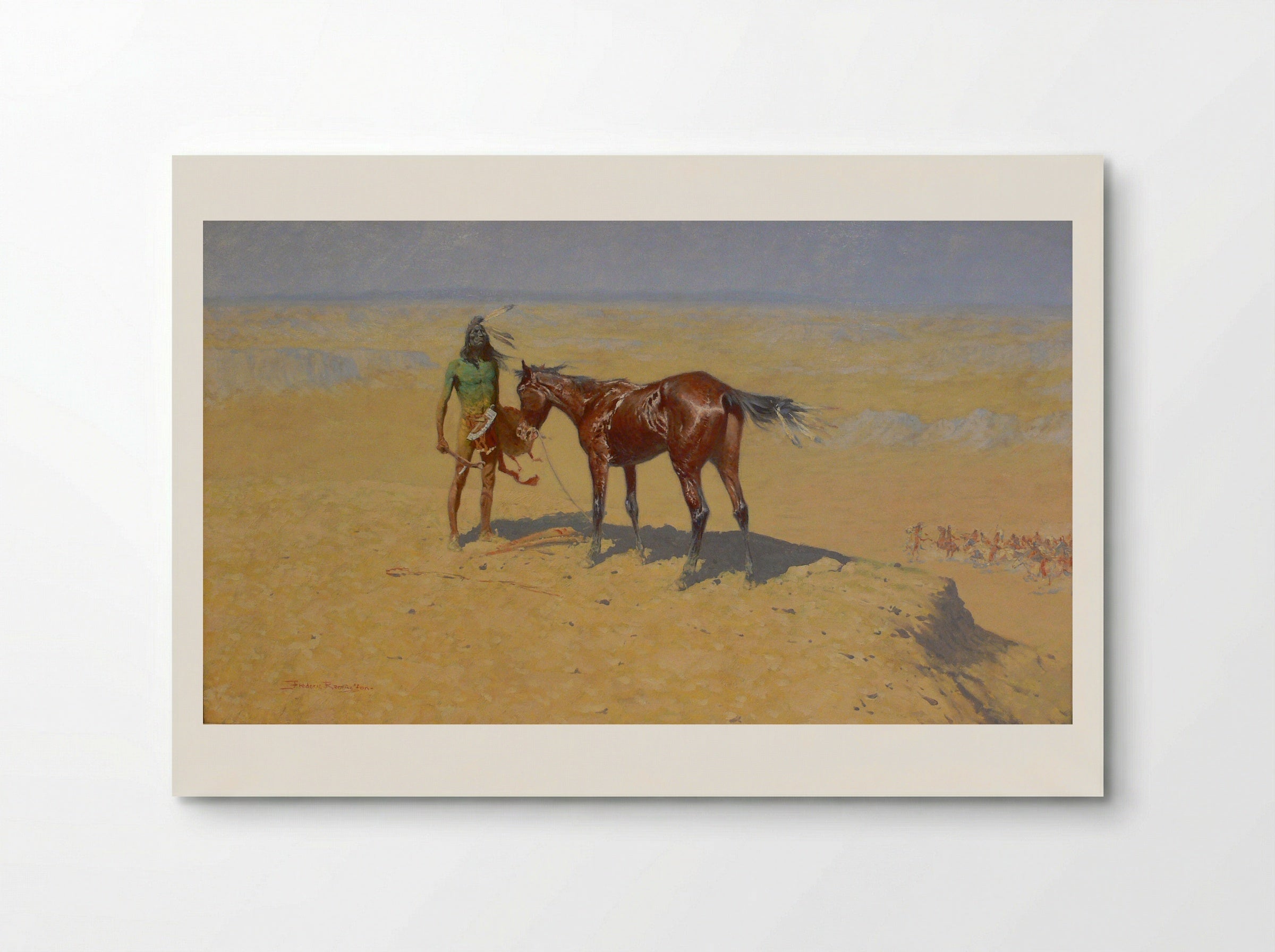 Ridden Down - Frederic Remington - Poster