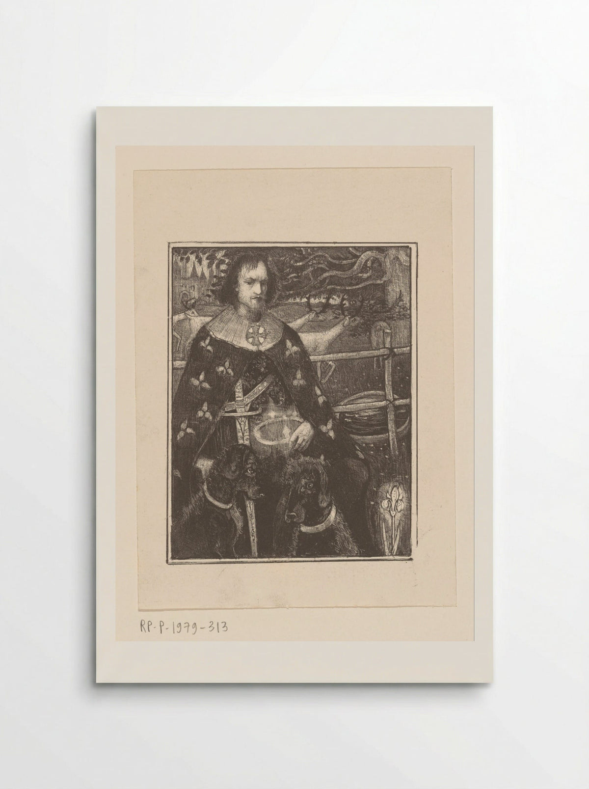 Ridder met twee honden - Richard Nicolaüs Roland Holst - Poster