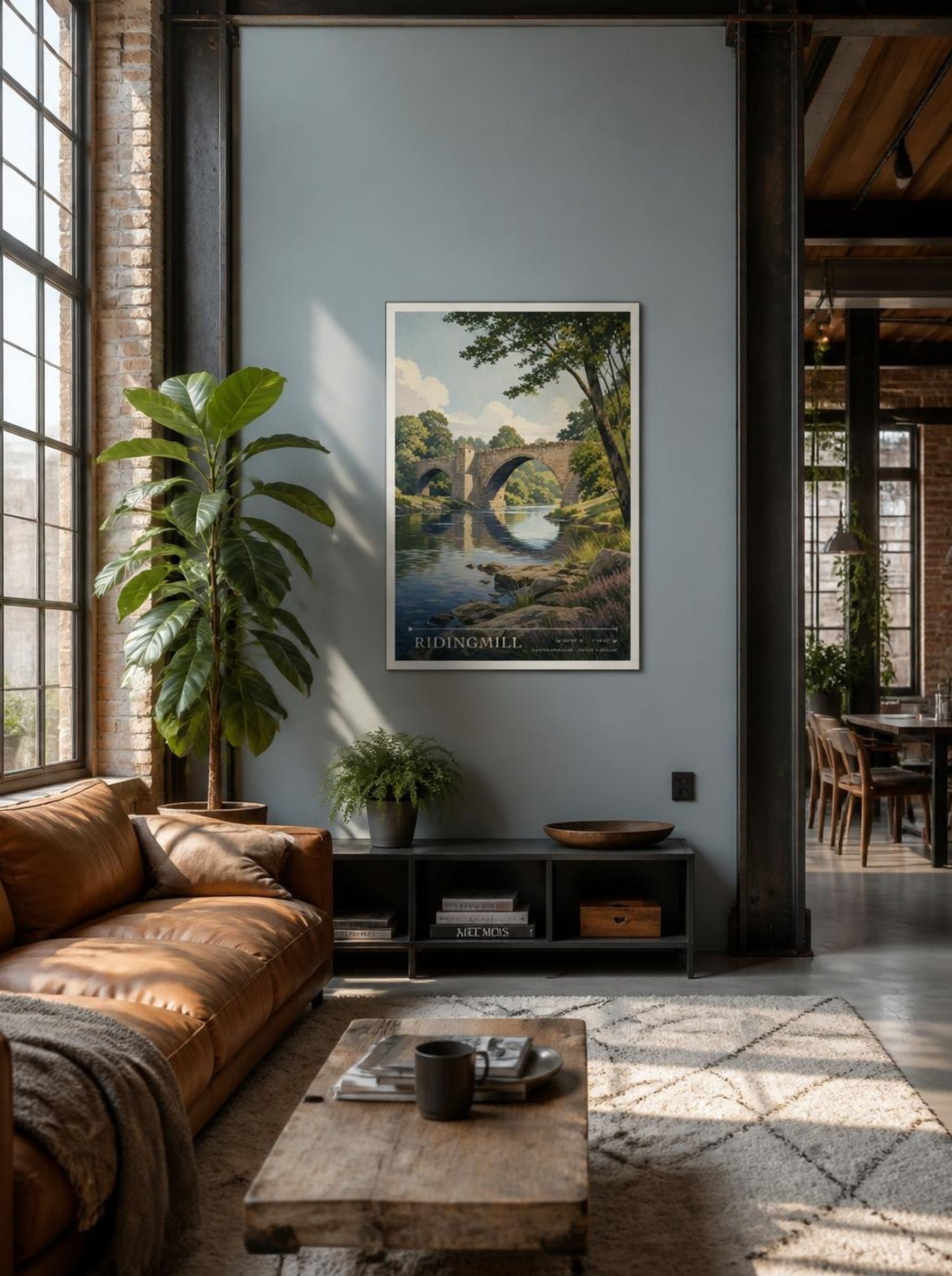 Ridingmill Northumberland United Kingdom Travel Poster - Lifestyle
