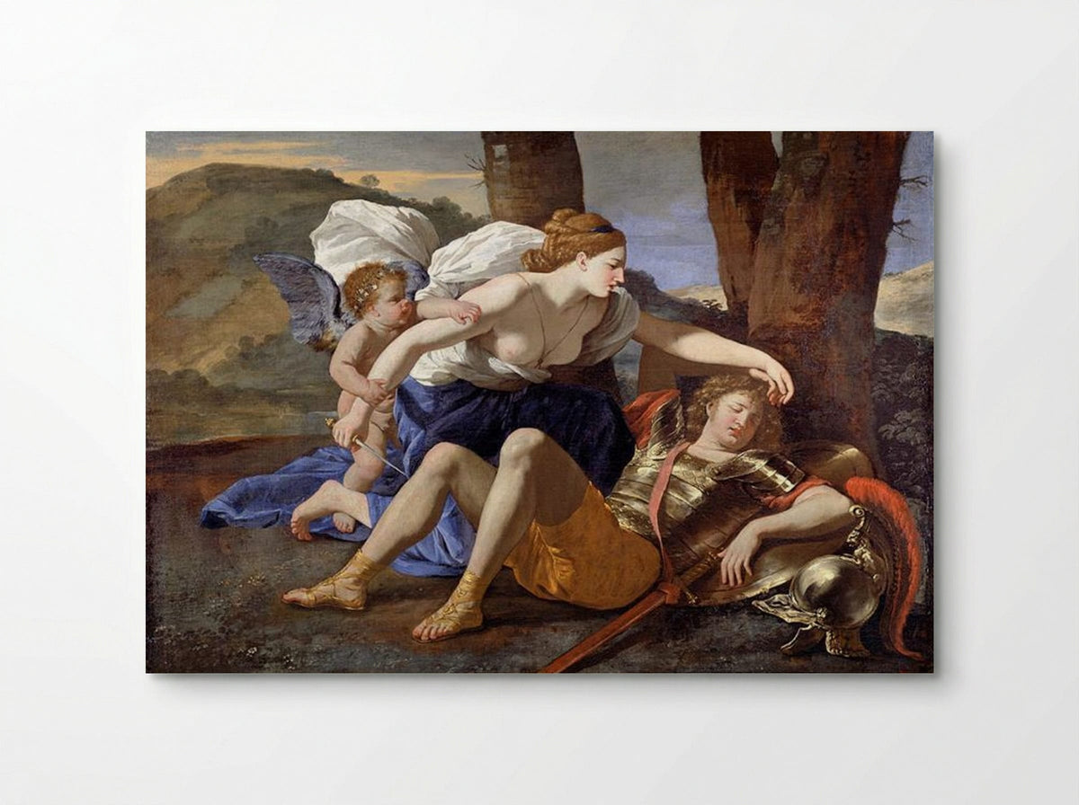 Rinaldo and Armida - Nicolas Poussin - Poster