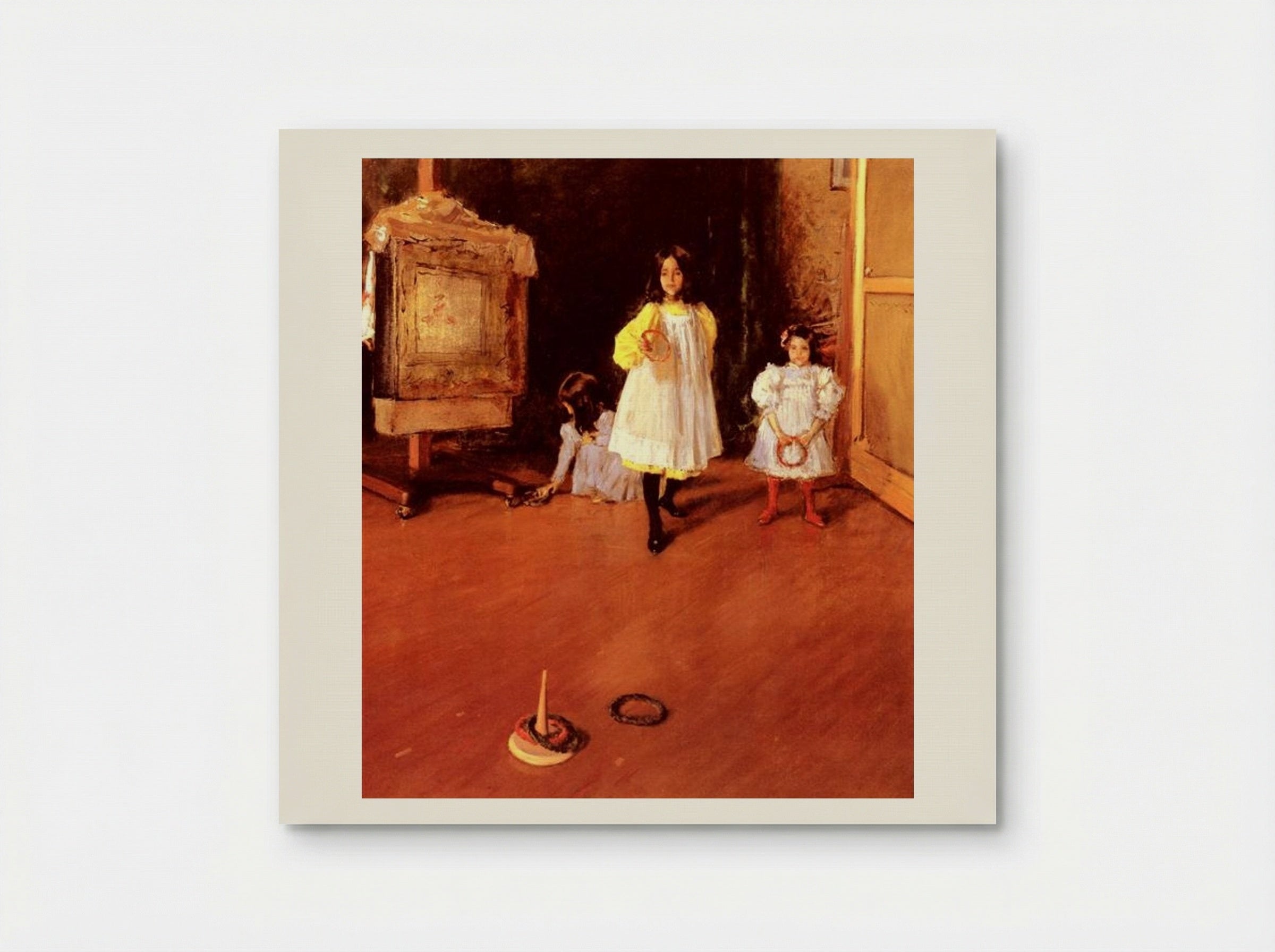 Ring Toss - William Merritt Chase - Poster