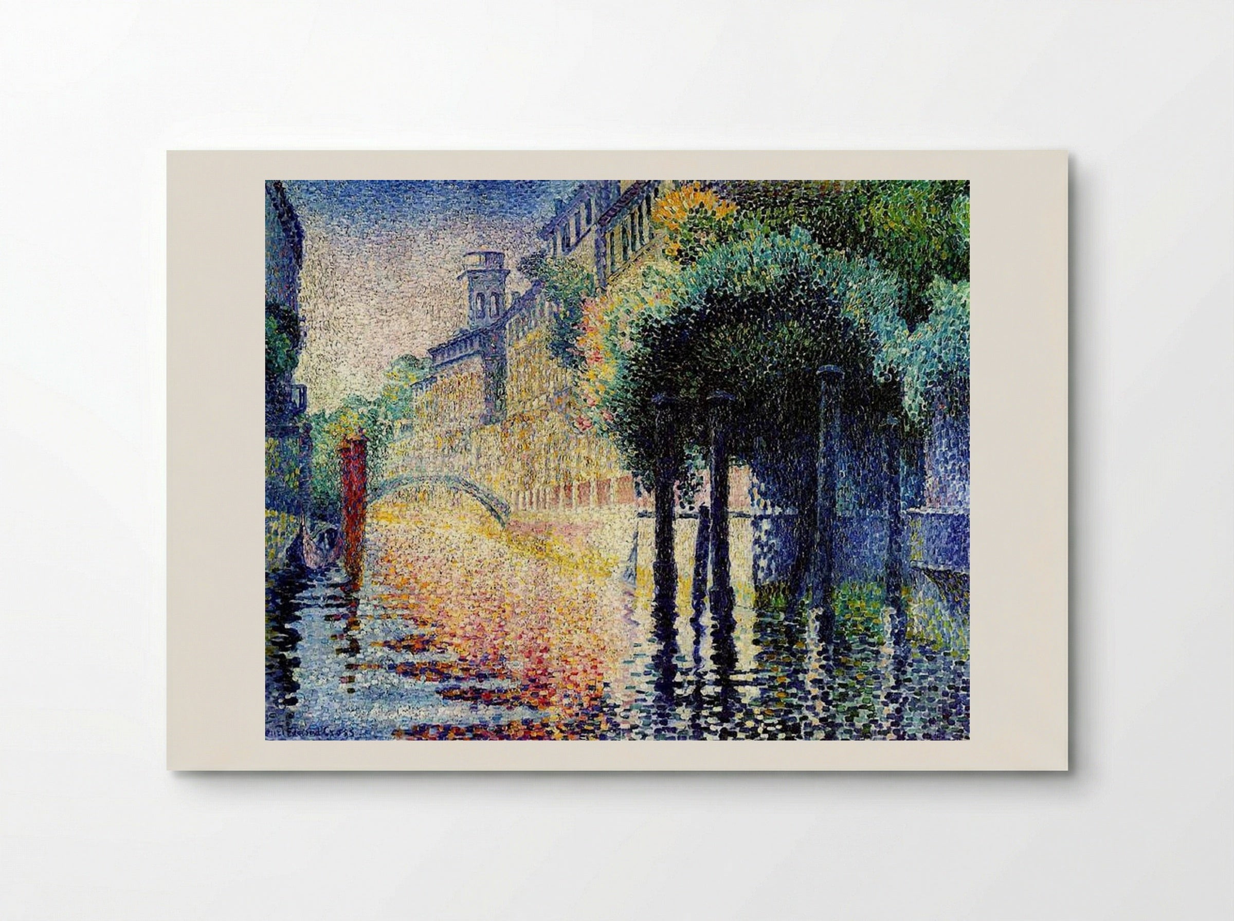 Rio San Trovaso, Venice - Henri-Edmond Cross - Poster