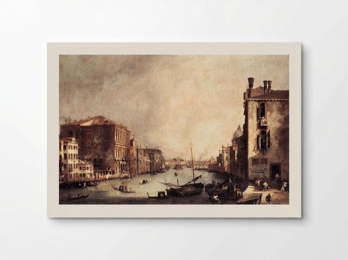 Rio dei Mendicanti: Looking South - Canaletto - Poster