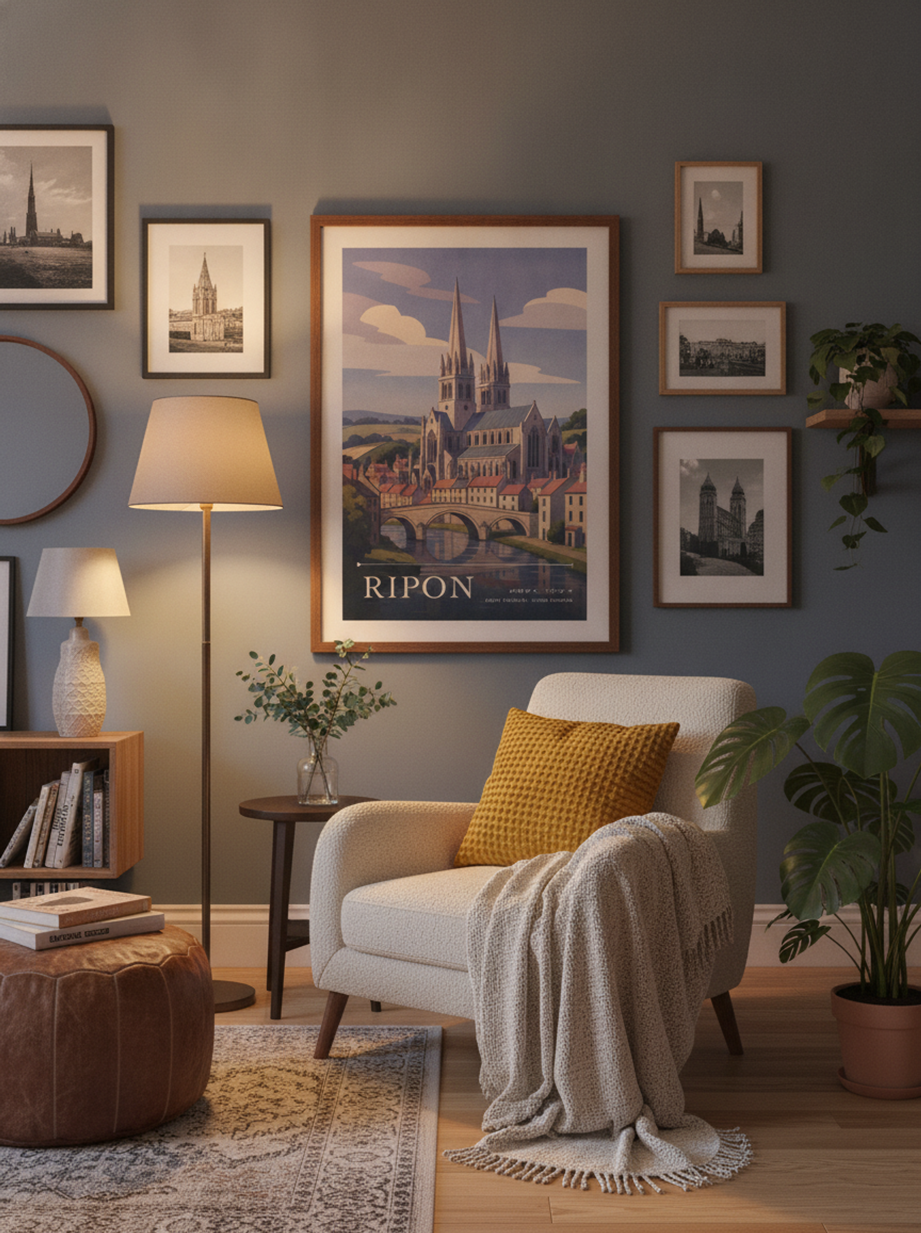 Ripon North Yorkshire United Kingdom Travel Poster - Lifestyle