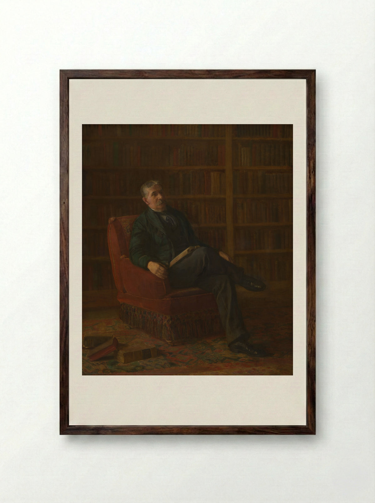 Riter Fitzgerald - Thomas Eakins - Framed Print Dark Wood
