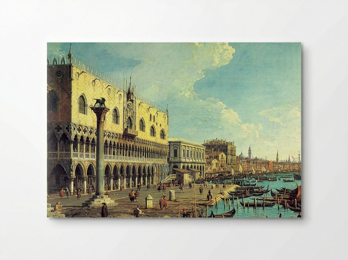 Riva degli Schiavoni Looking East - Canaletto - Poster