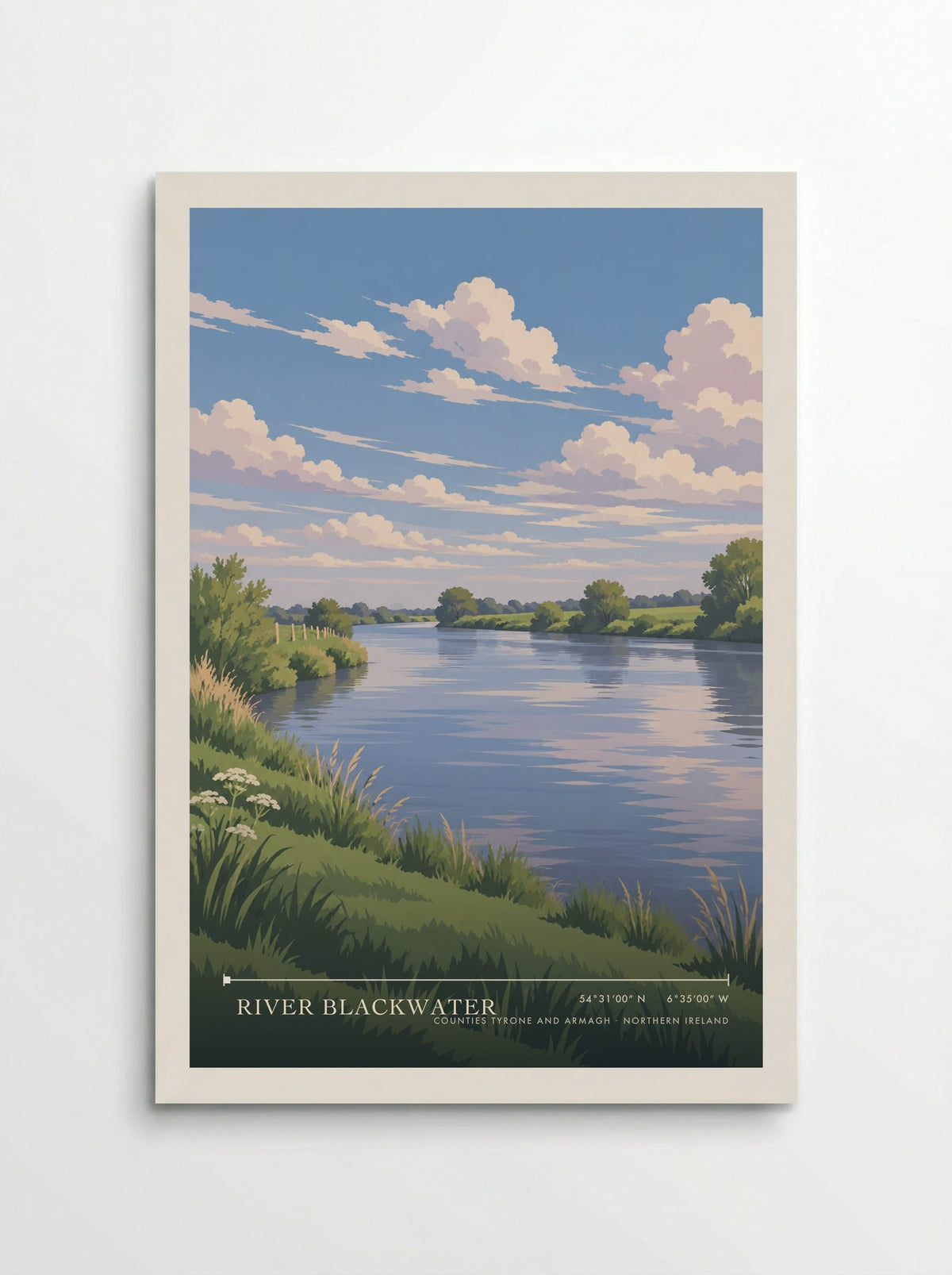 River Blackwater, Counties Tyrone and Armagh | Travel Poster - Poster