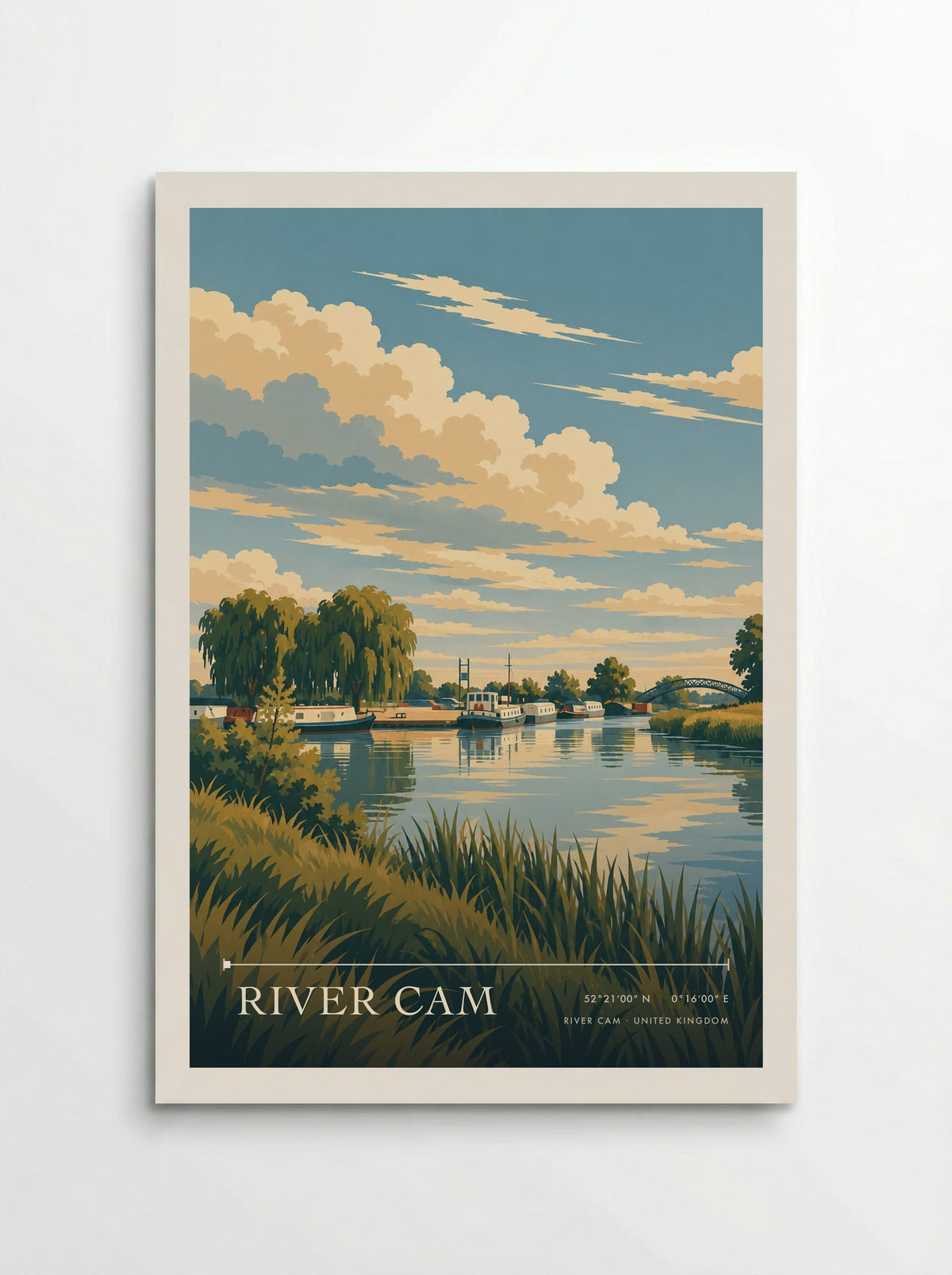 River Cam | Travel Poster - Poster