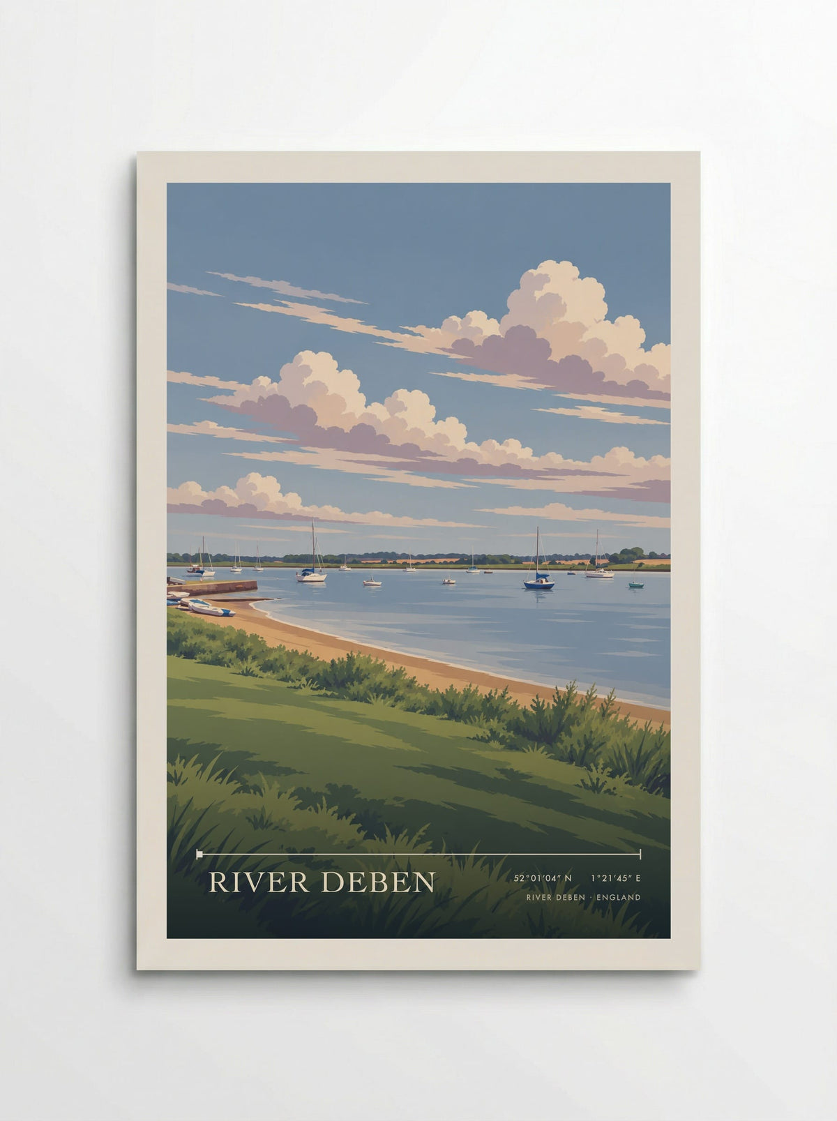 River Deben | Travel Poster - Poster