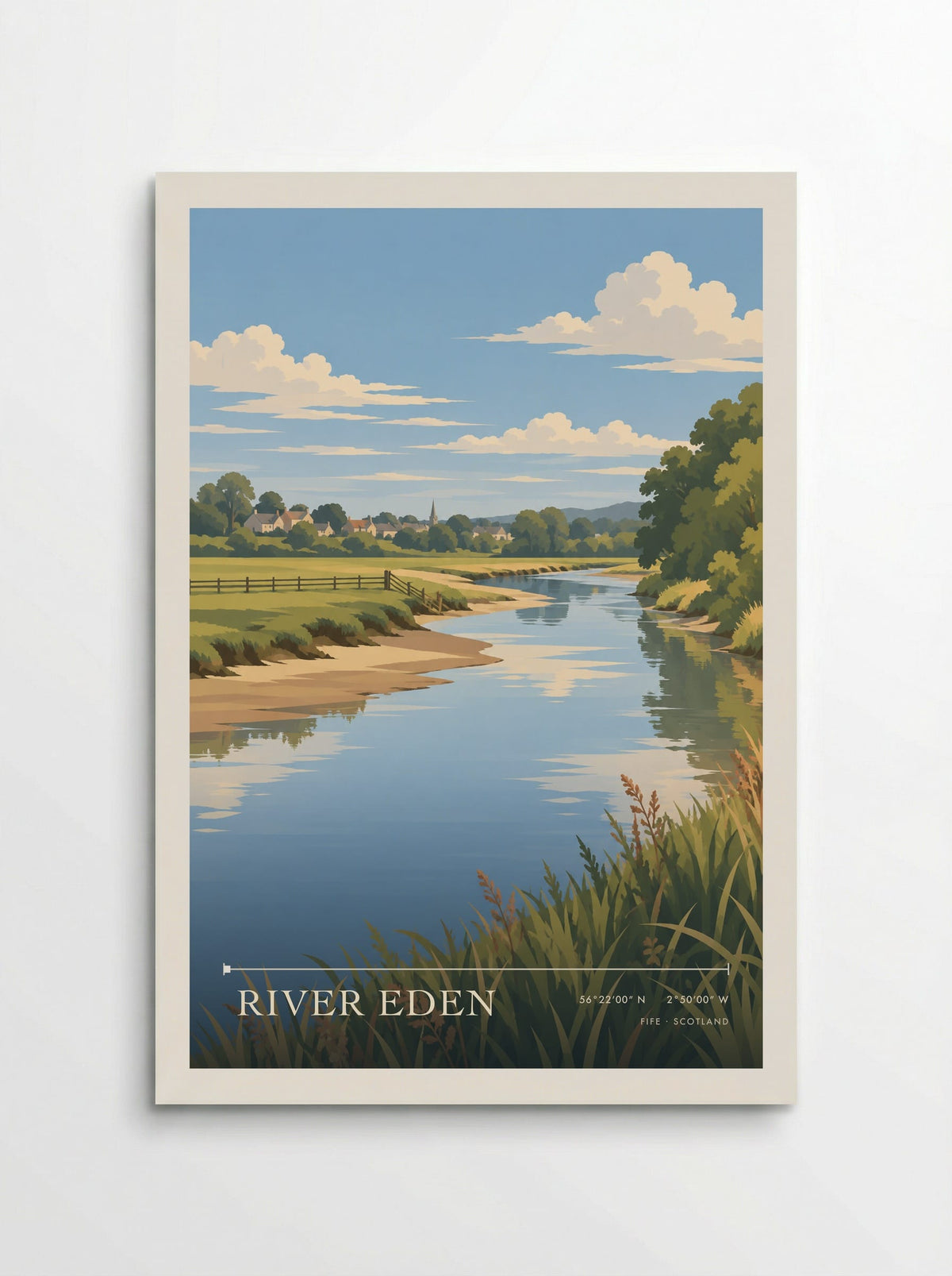 River Eden, Fife | Travel Poster - Poster