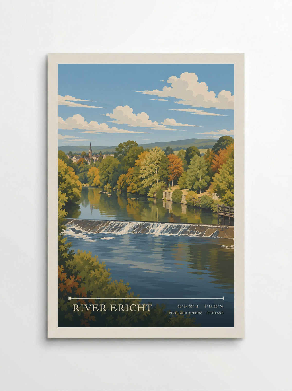 River Ericht, Perth and Kinross | Travel Poster - Poster