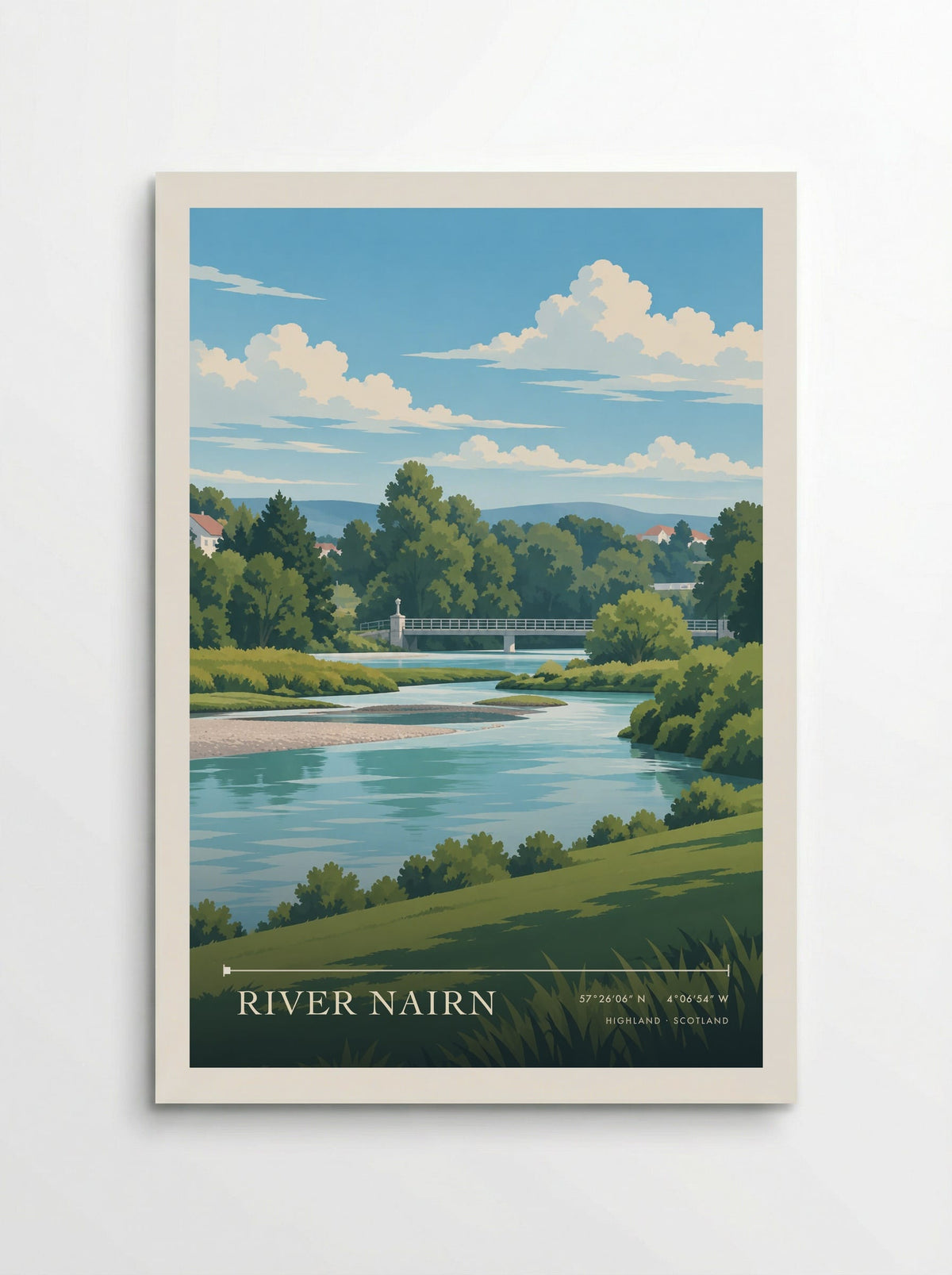 River Nairn, Highland | Travel Poster - Poster