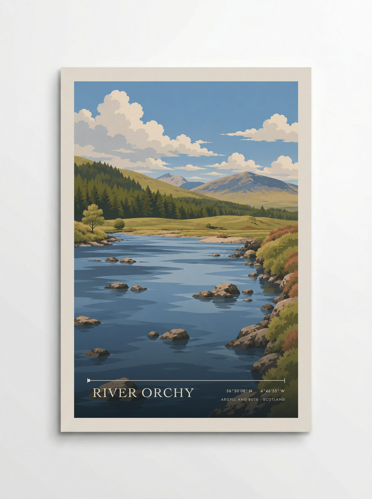 River Orchy, Argyll and Bute | Travel Poster - Poster