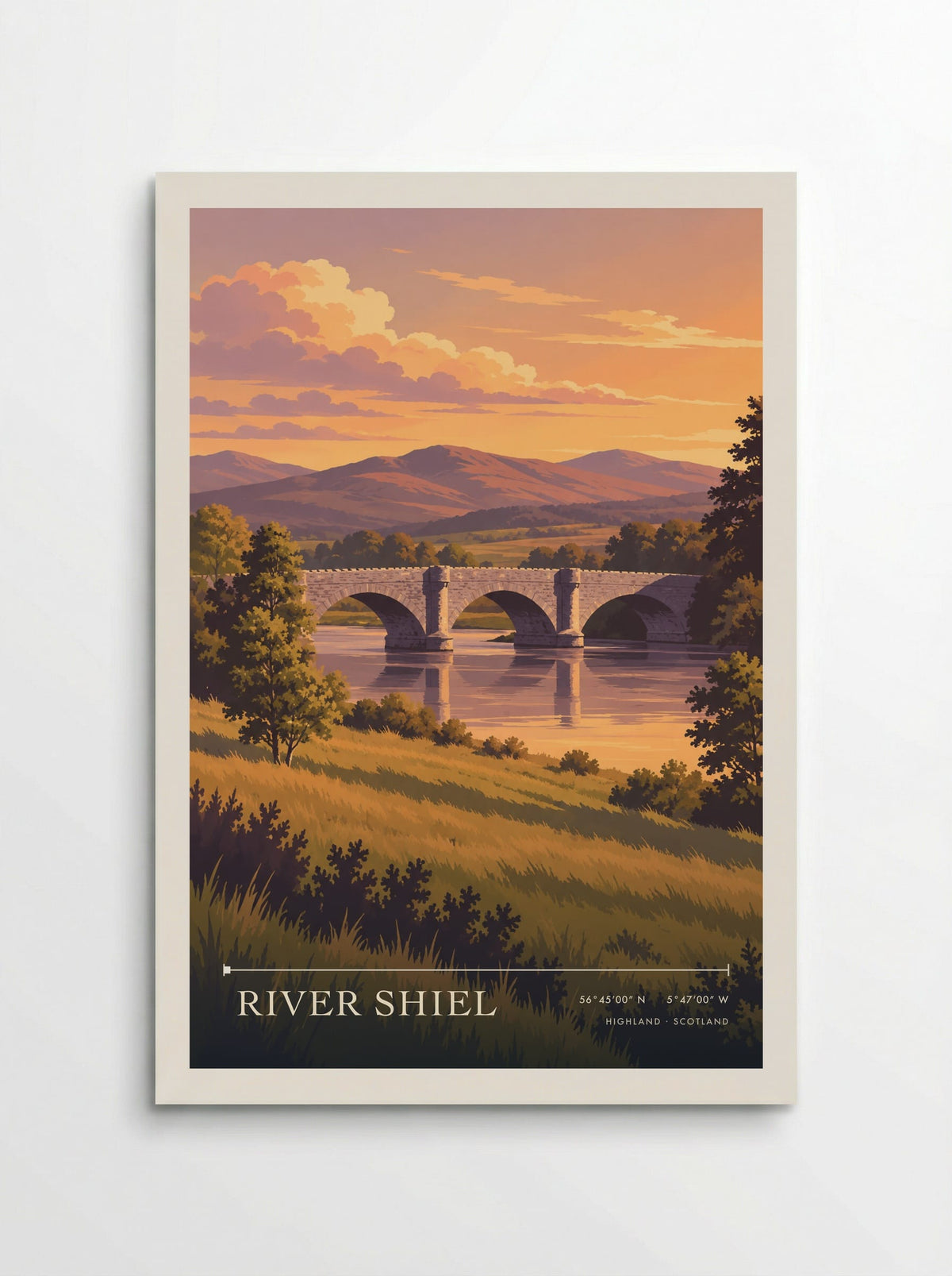 River Shiel, Highland | Travel Poster - Poster