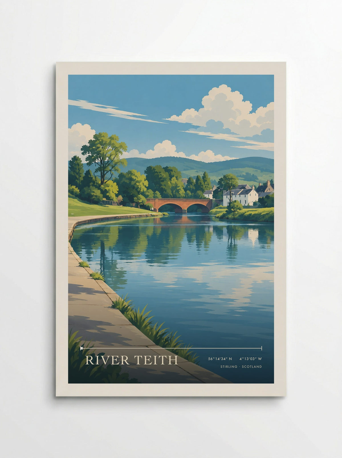 River Teith, Stirling | Travel Poster - Poster