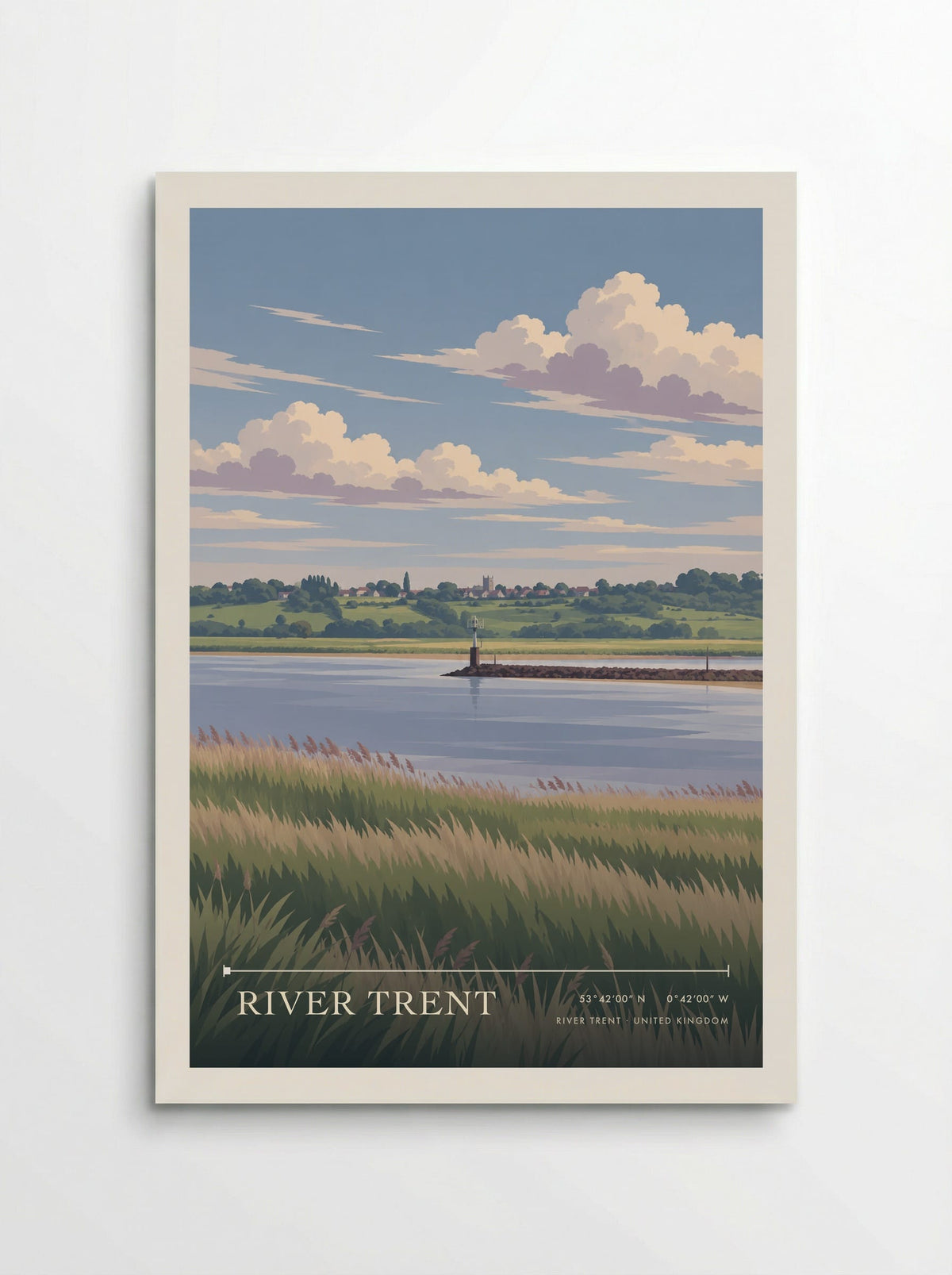River Trent | Travel Poster - Poster