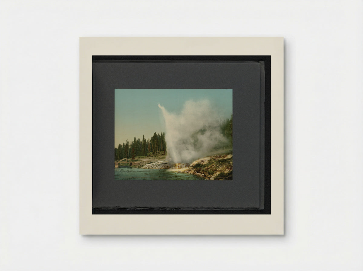 Riverside Geyser, Yellowstone National Park - William Henry Jackson - Poster