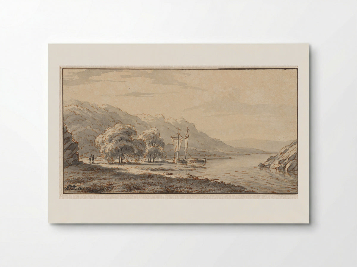 Rivierlandschap - George Andries Roth - Poster