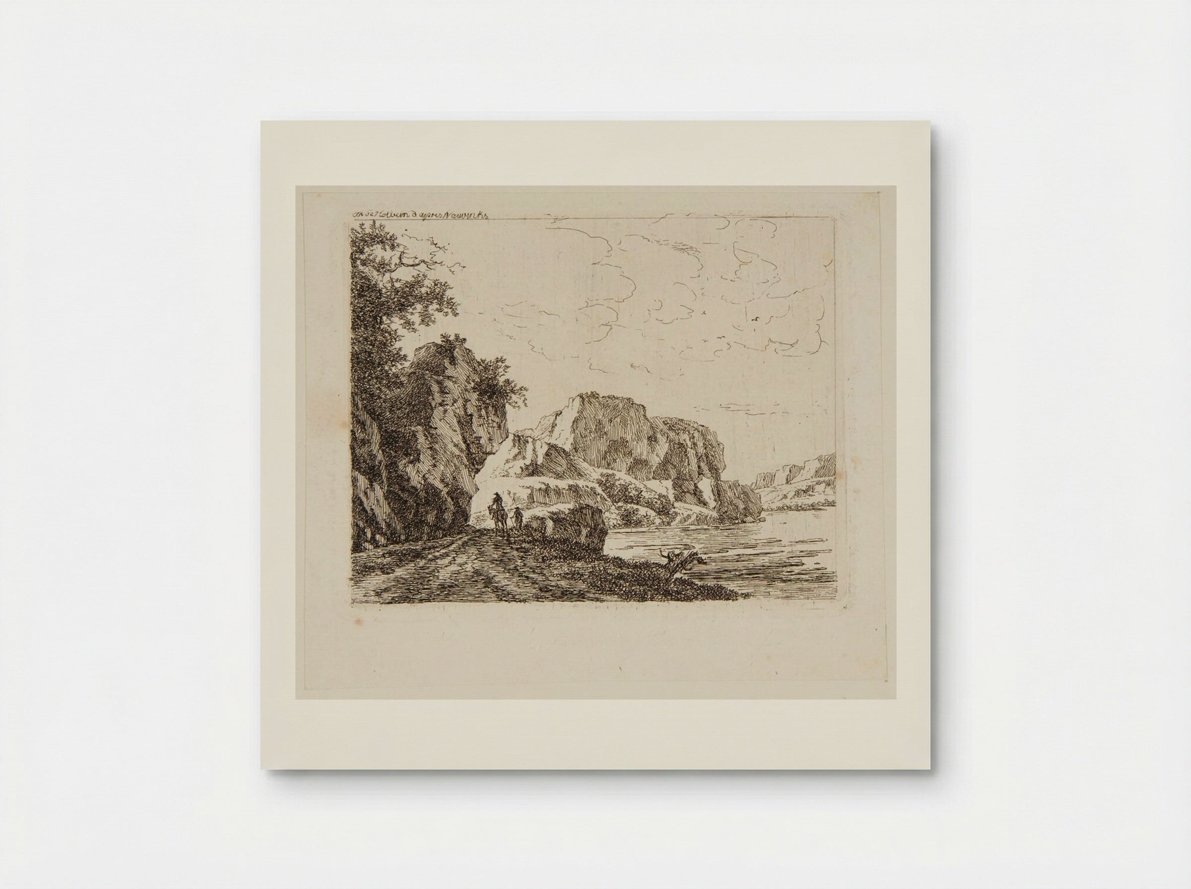 Road Along the Shore - Thérèse Holbein - Poster