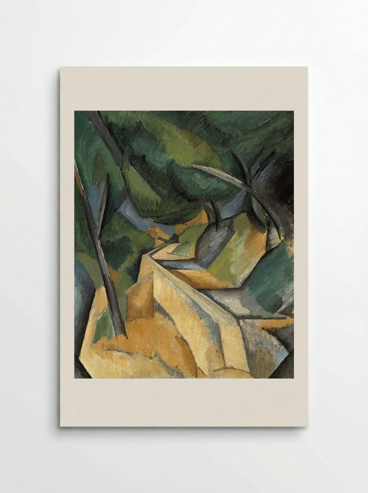 Road near Estaque - Georges Braque - Poster