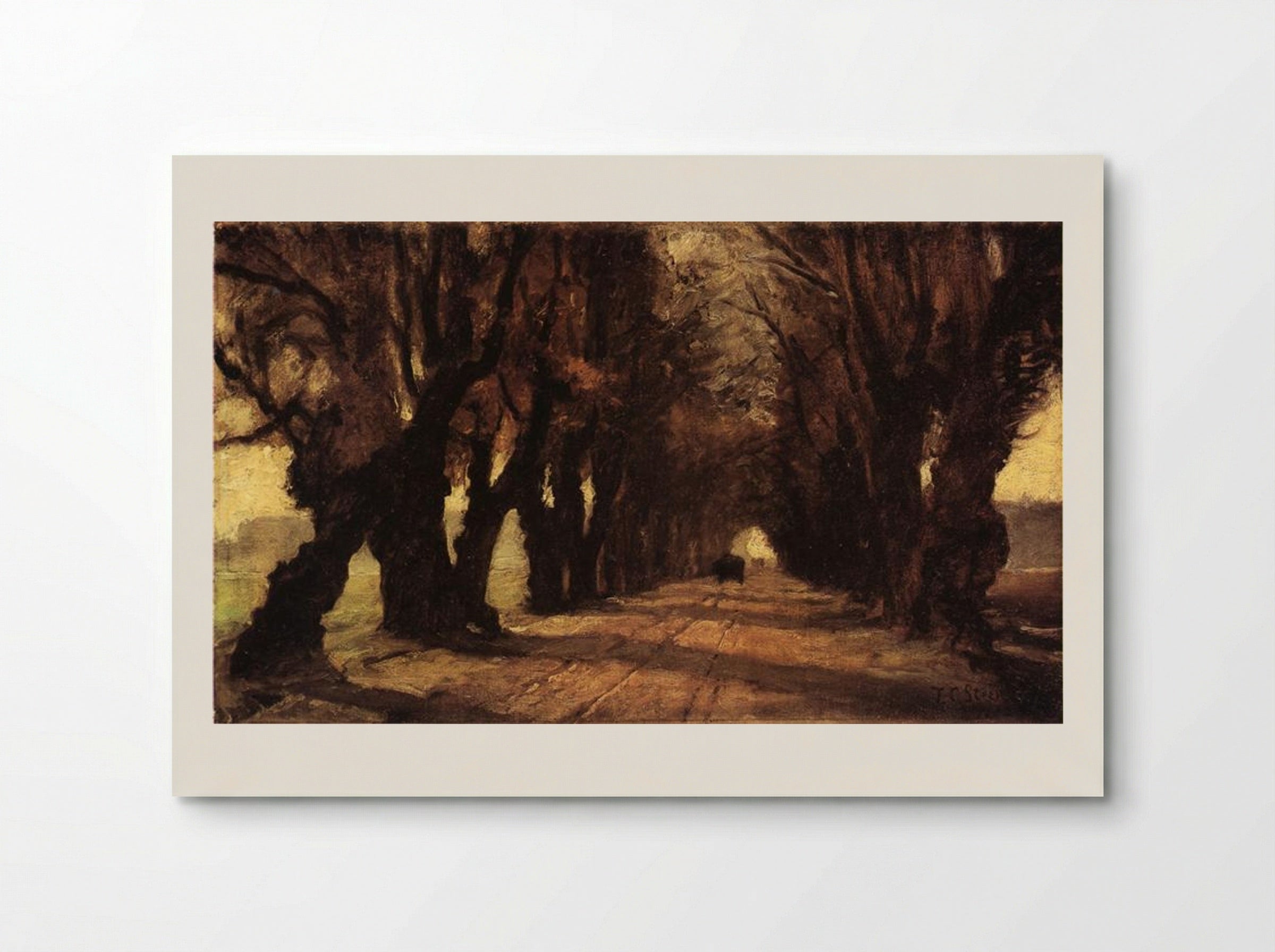 Road to Schleissheim - T. C. Steele - Poster