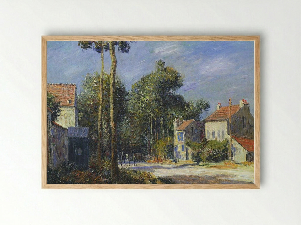 Road to Versailles - Gustave Loiseau - Framed Print Wood
