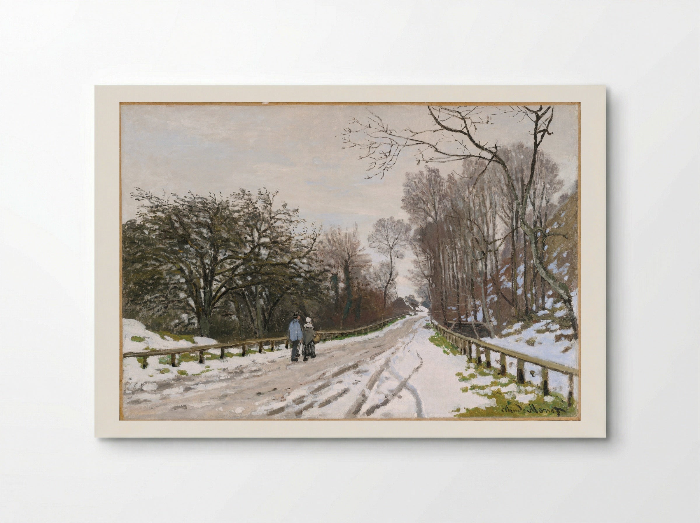 Road toward the Farm Saint-Siméon, Honfleur - Claude Monet - Poster