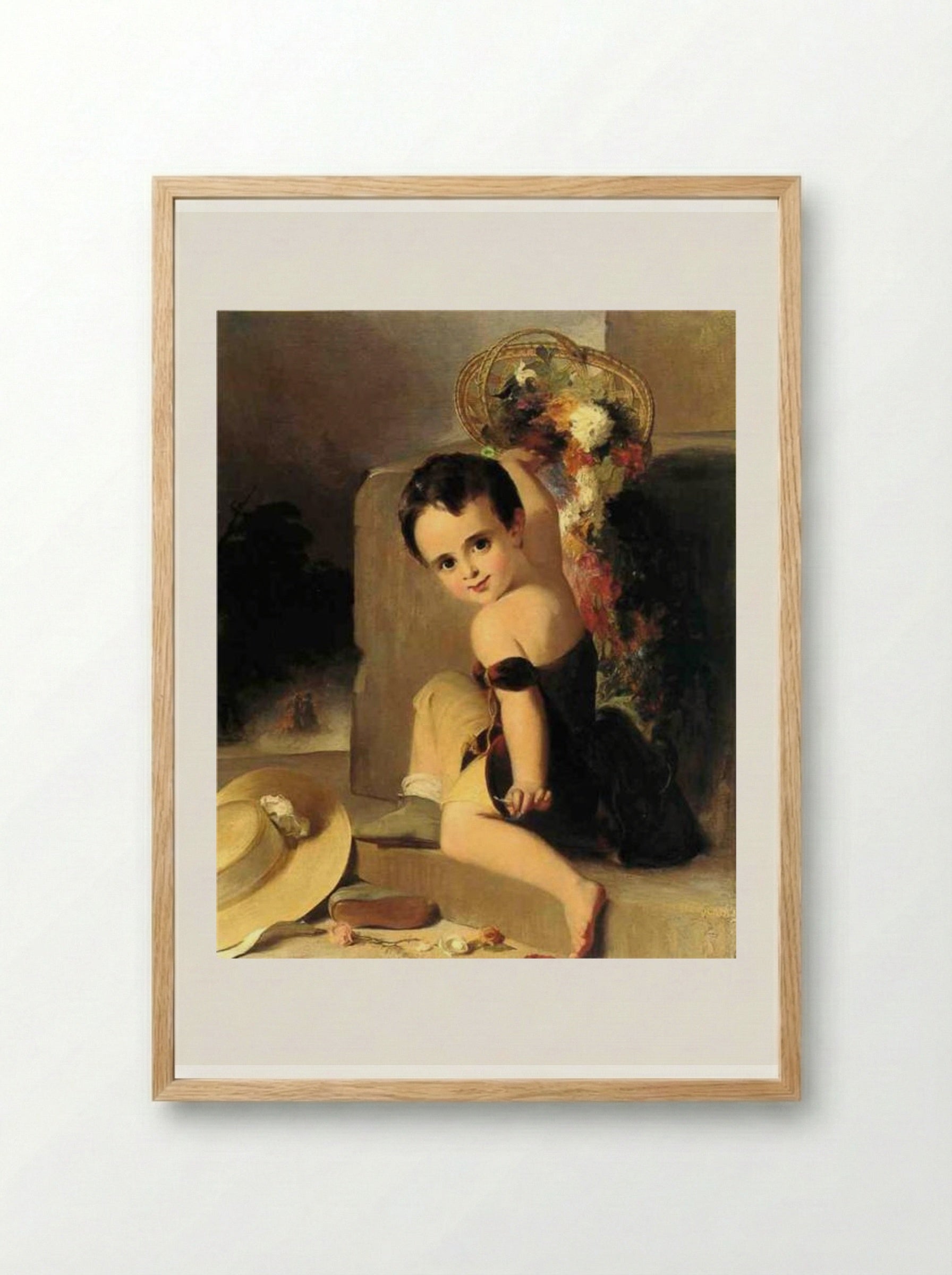 Robert Fielding Stockton - Thomas Sully - Framed Print Wood