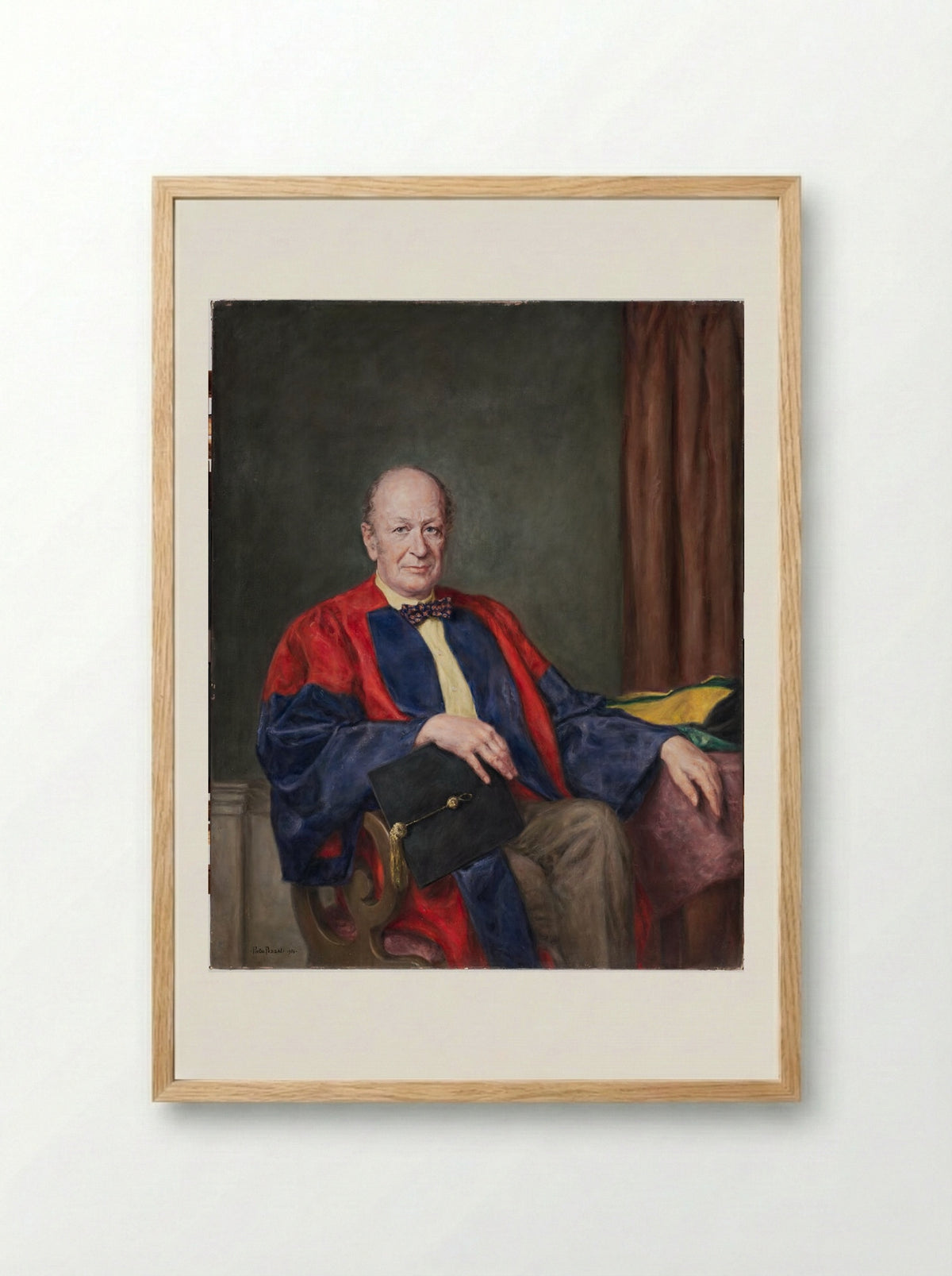 Robert Higgins Ebert (1914-1996) - Pietro Pezzati - Framed Print Wood
