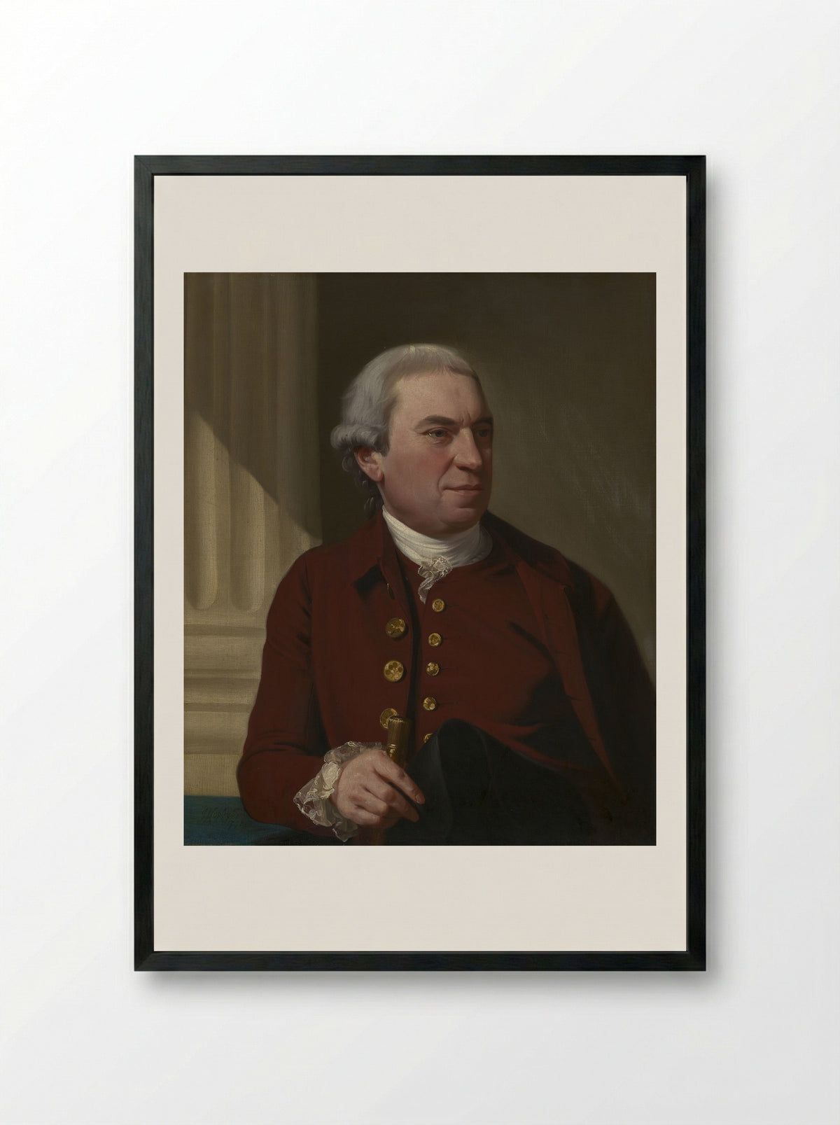 Robert Hyde, Squire of Hyde - John Singleton Copley - Framed Print Black