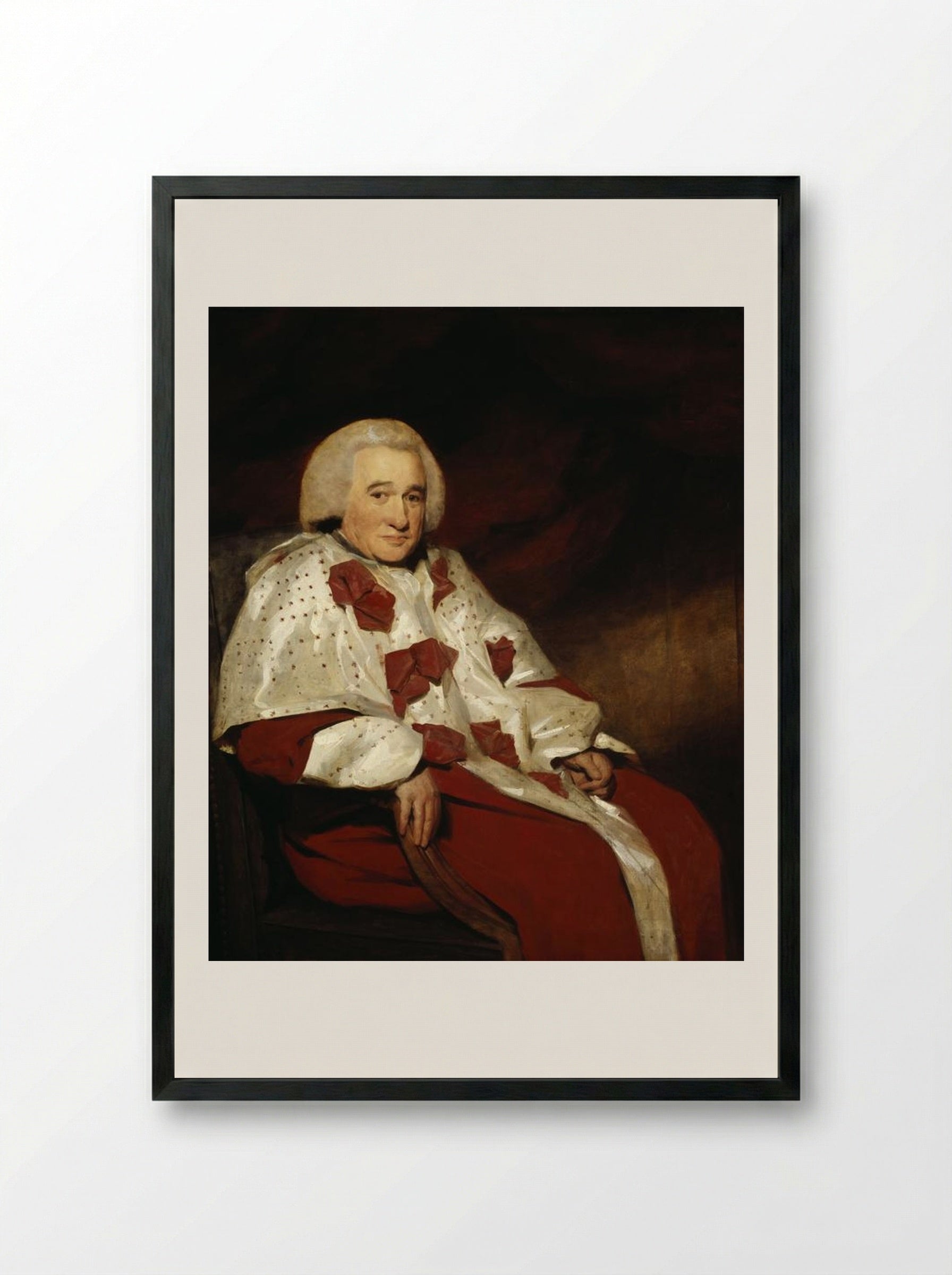 Robert Macqueen, Lord Braxfield - Henry Raeburn - Framed Print Black