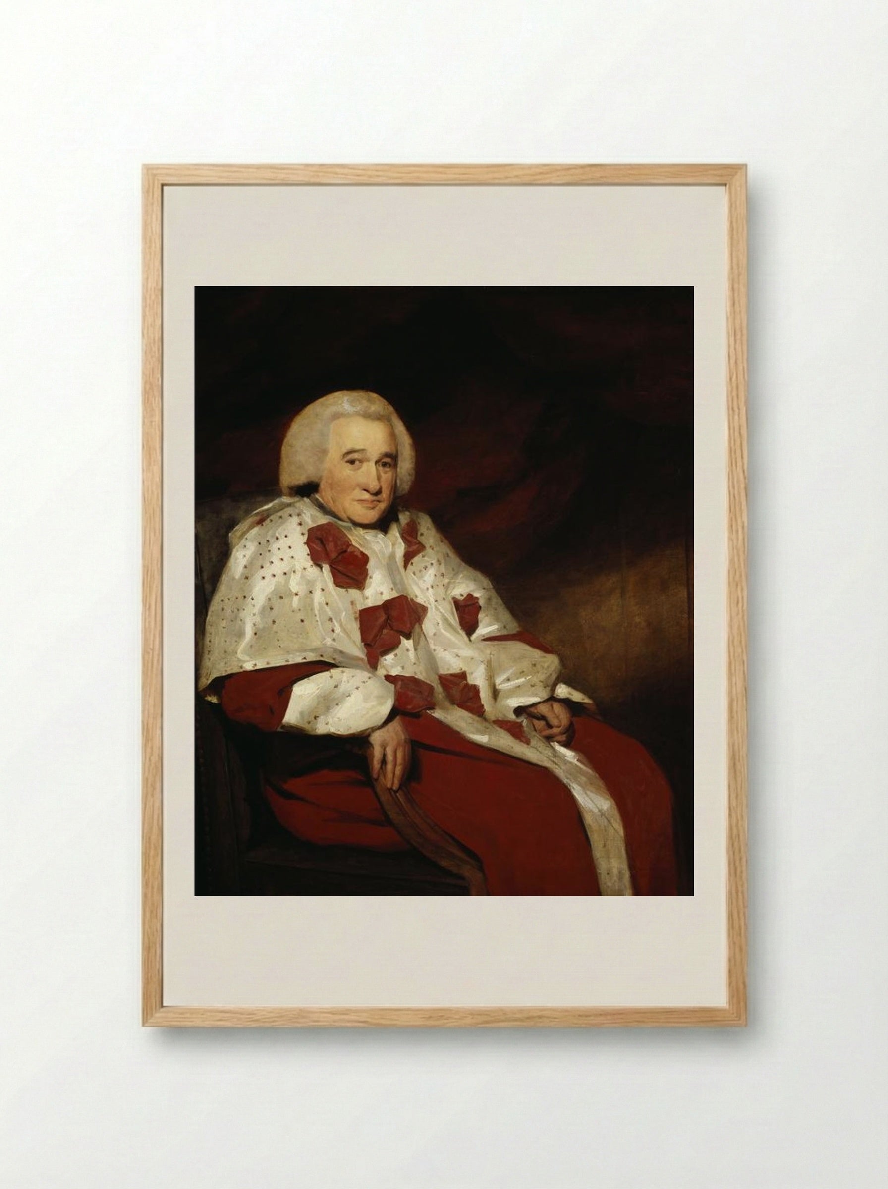 Robert Macqueen, Lord Braxfield - Henry Raeburn - Framed Print Wood