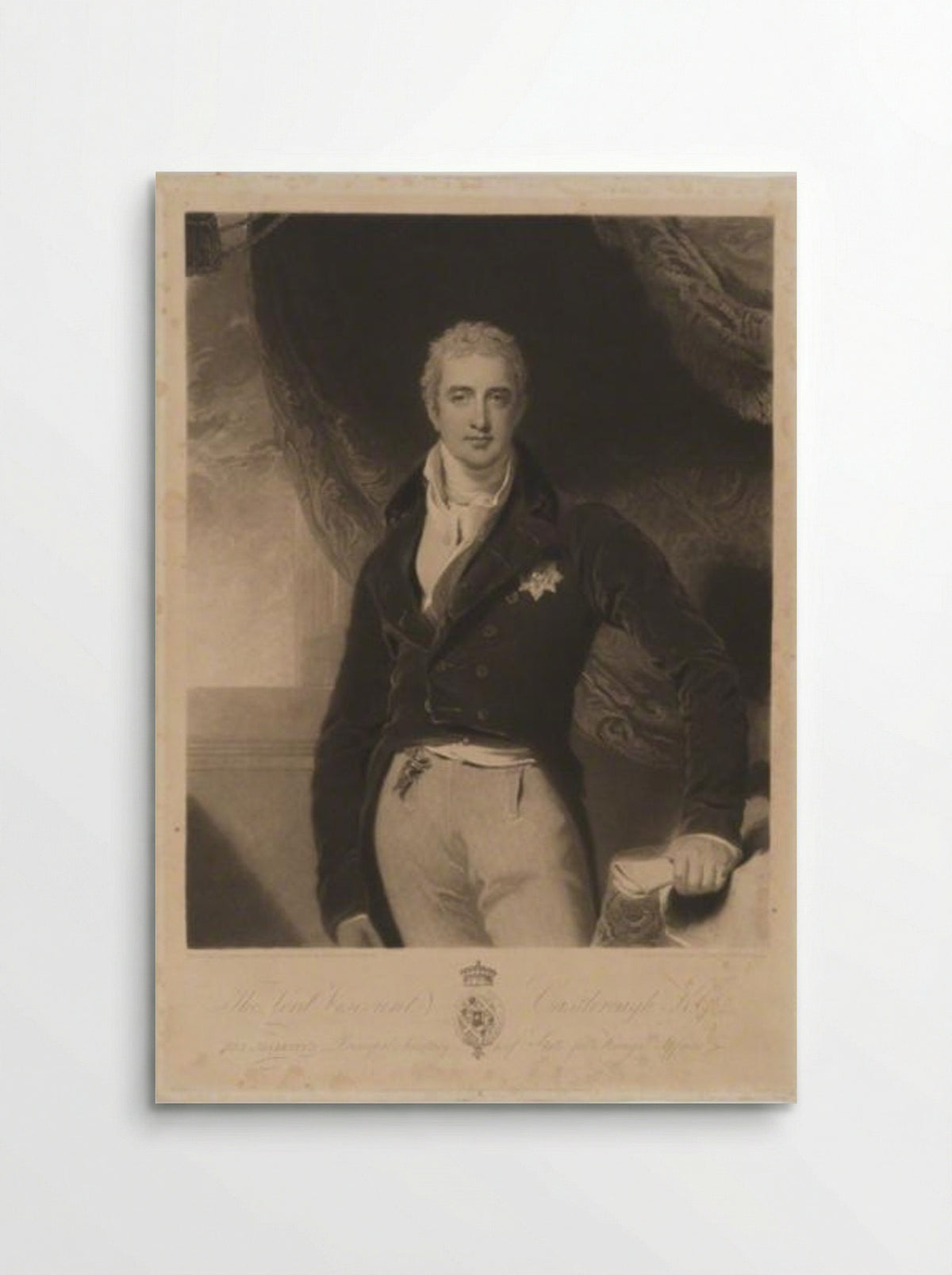 Robert Stewart, 2nd Marquess of Londonderry (Lord Castlereagh) - Charles Turner - Poster