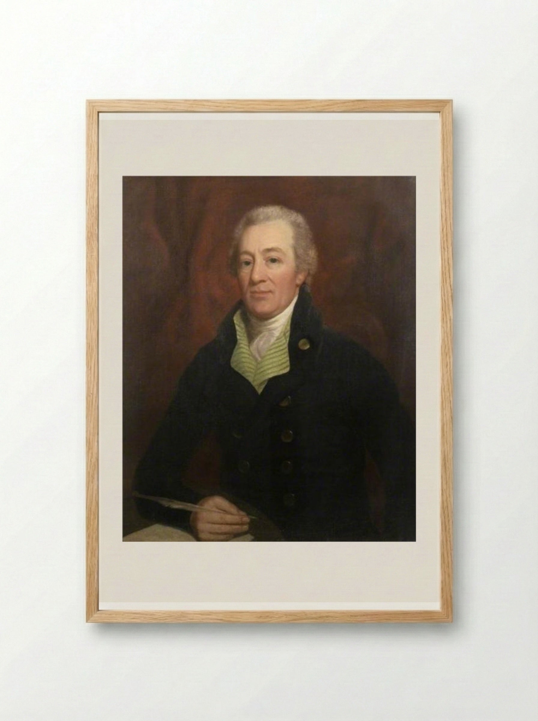 Robert Tindal of Coval Hall - John Jackson - Framed Print Wood