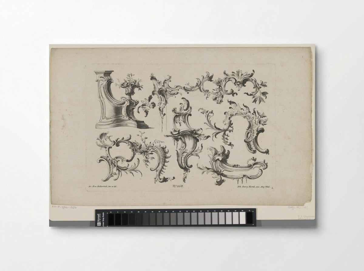 Rocailles (Ornamental Design) - Georg Leopold Hertel - Poster