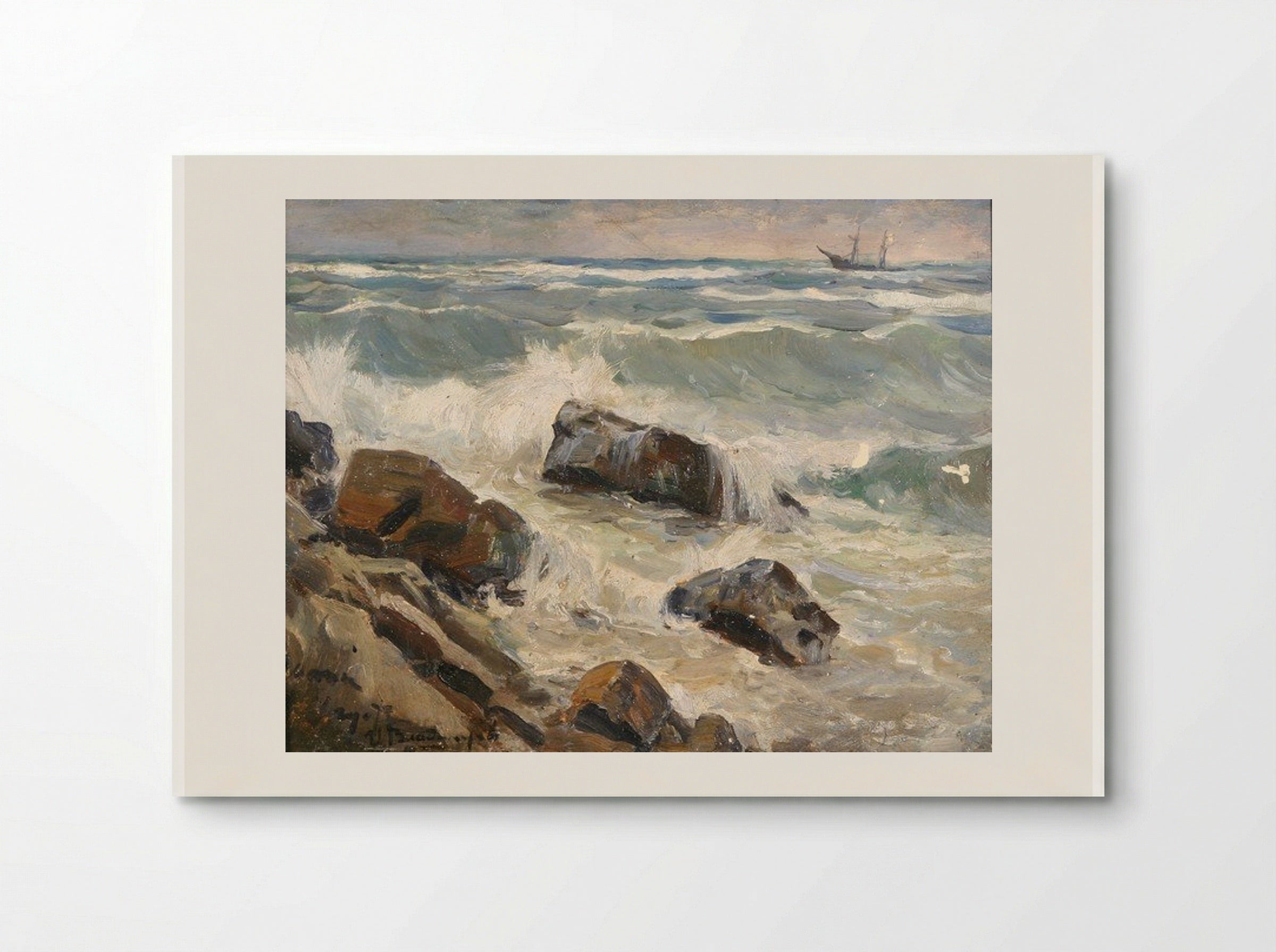 Rocks of the Gulf of Finland - Ivan Vladimirov - Poster