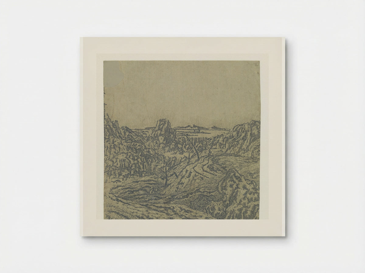 Rocky Landscape with a Chasm, Second Version - Hercules Segers - Poster