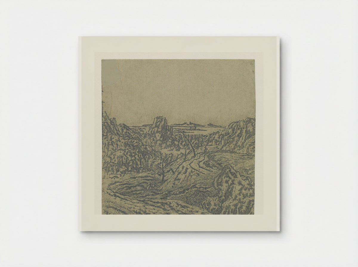 Rocky Landscape with a Chasm, Second Version - Hercules Segers - Poster