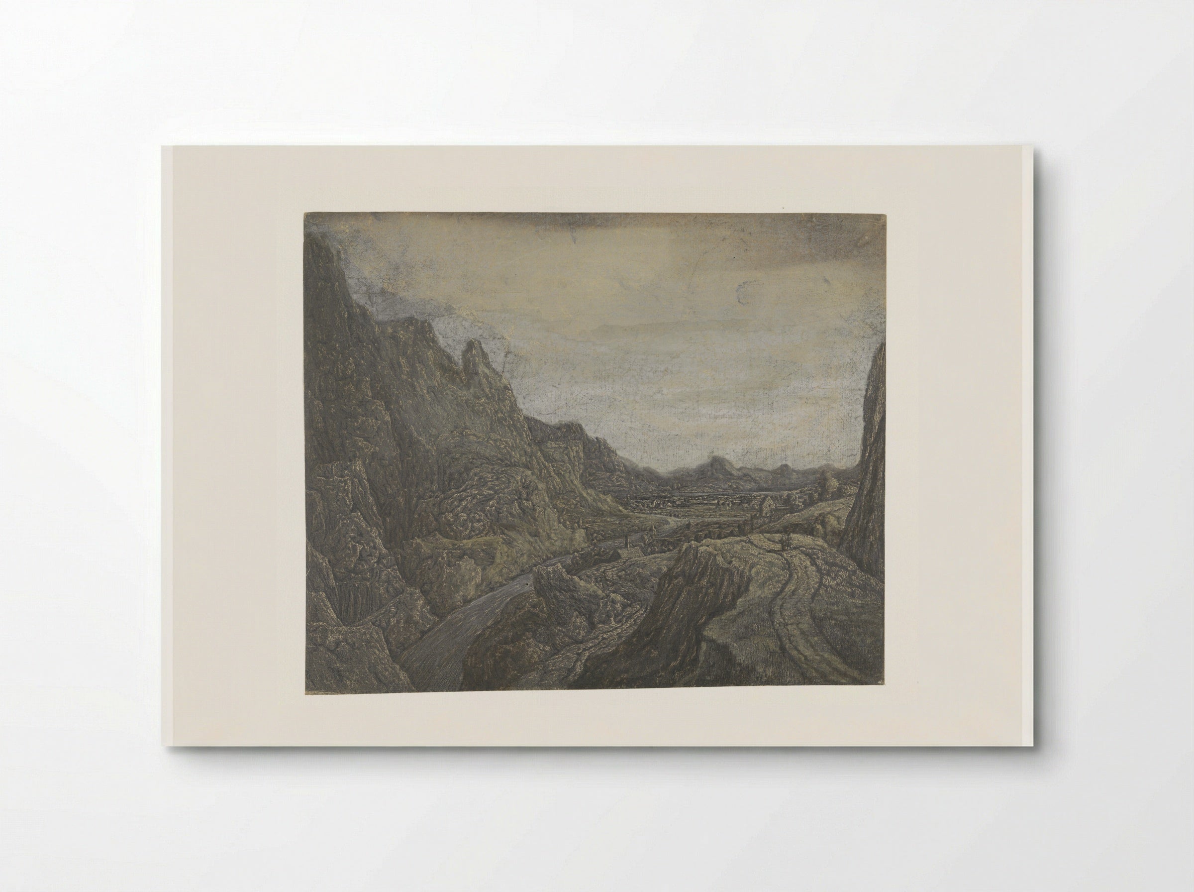 Rocky Landscape with a Road and a River - Hercules Segers - Poster